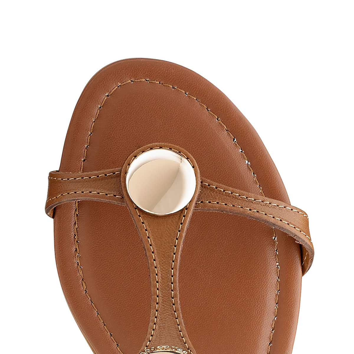 Russell & Bromley LAUREN HI Block Heel T Bar Sandal
