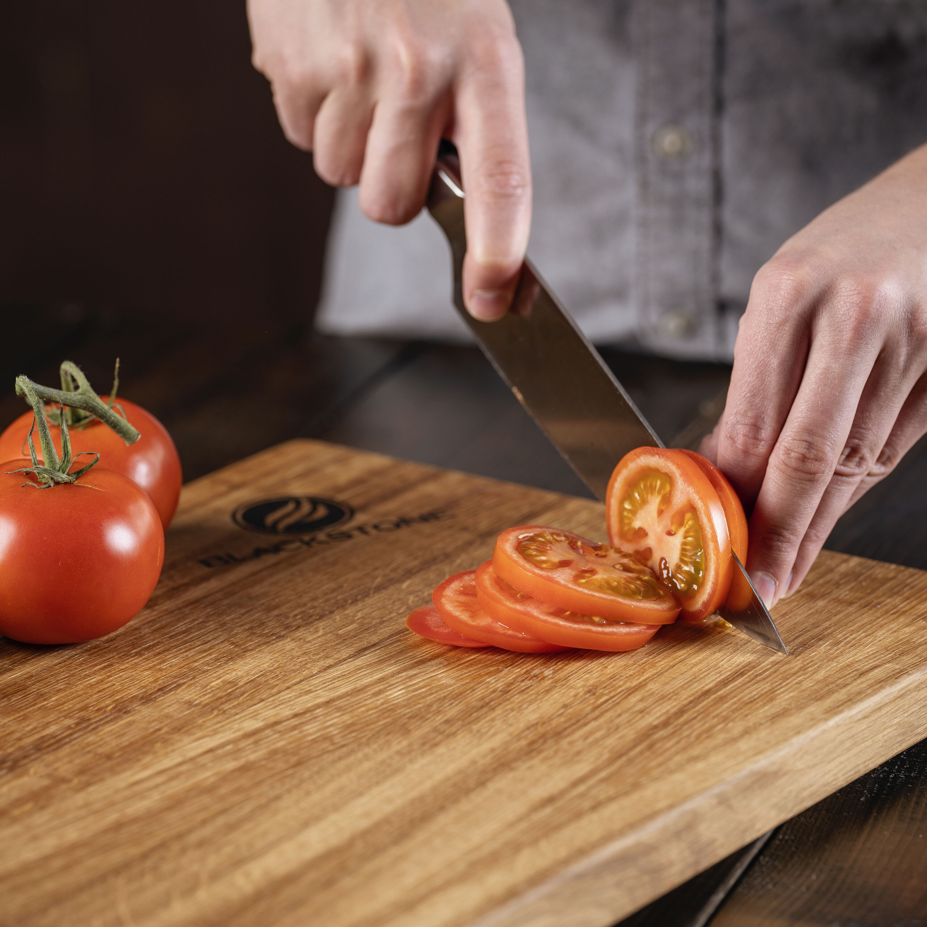 Blackstone Knives with Blade Covers 2 -Piece Stainless steel Tool set