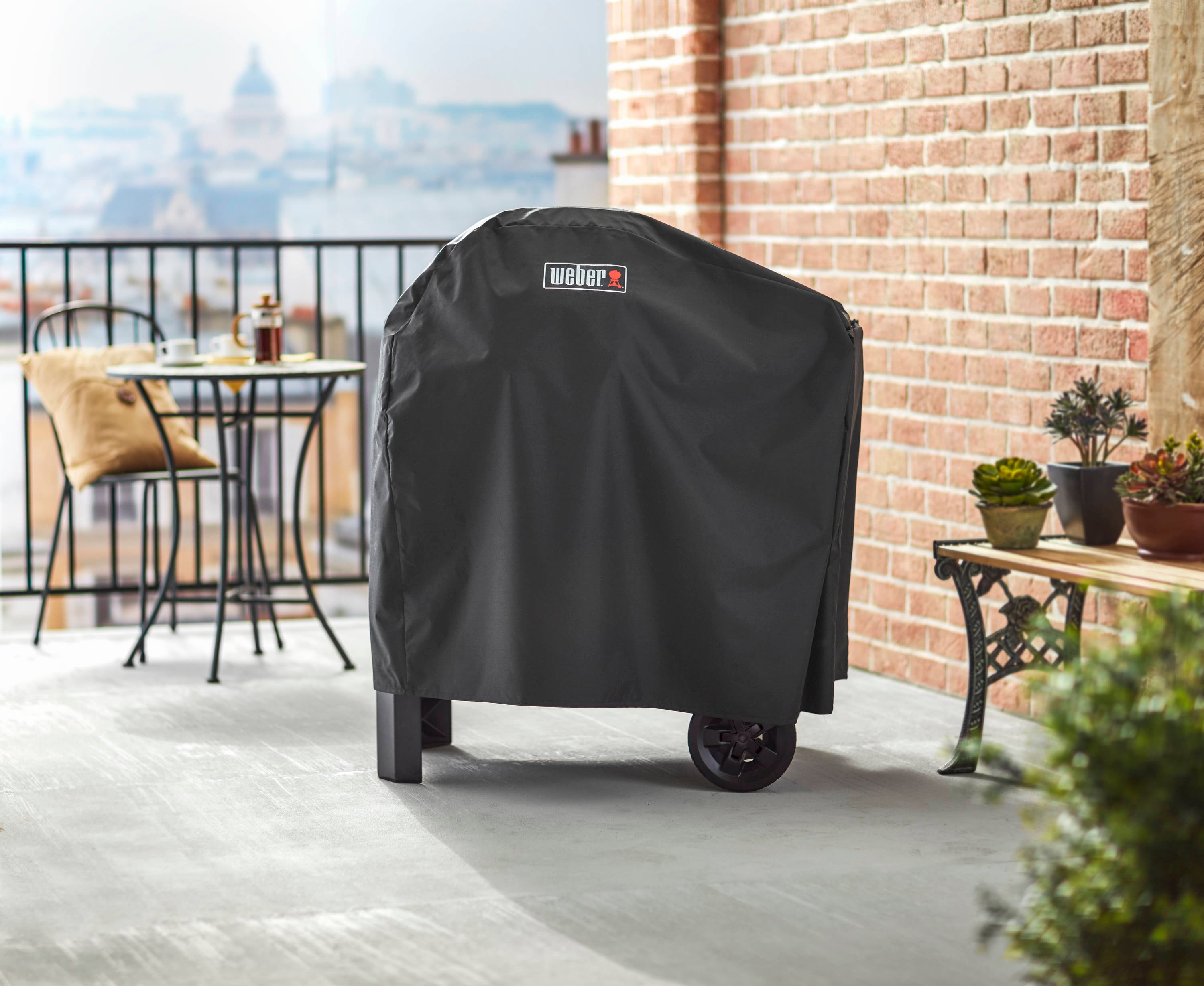 Weber Pulse 2000 61.50-in W x 36.6-in H Black Electric grill Cover