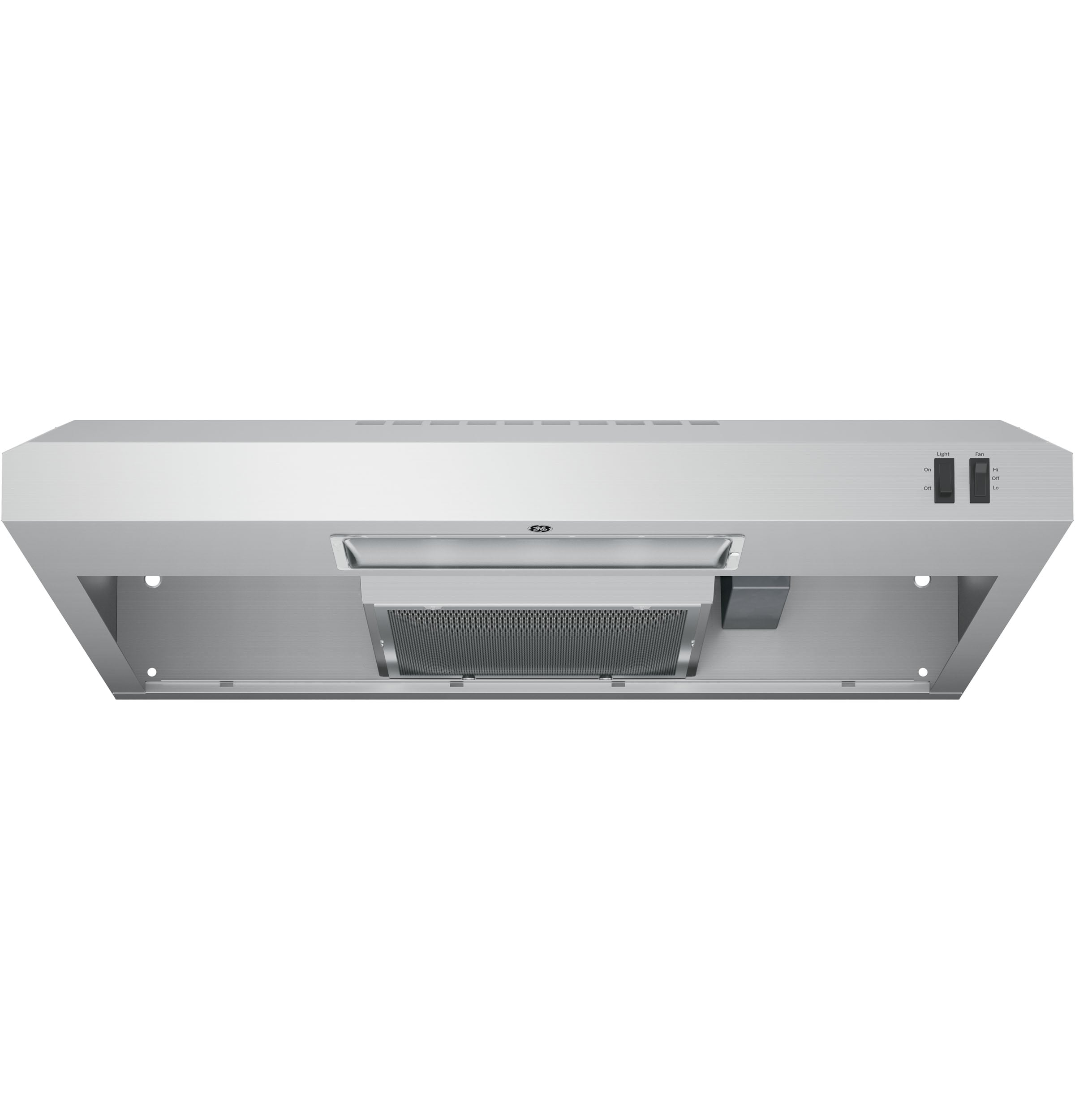 GE 30 in Ducted Stainless Steel Undercabinet Range Hood Common 30 in Actual 29 875 in