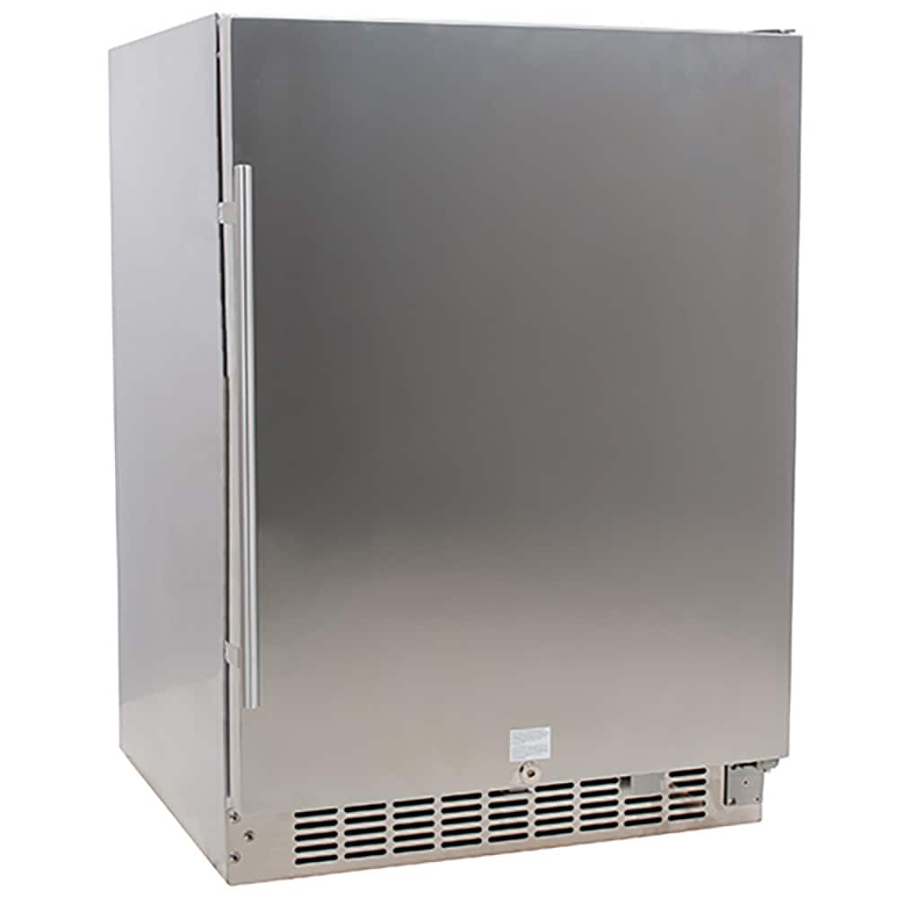 EdgeStar 23.4375-in W 142 -Can Capacity Stainless Steel Built-in/Freestanding Indoor Beverage Refrigerator