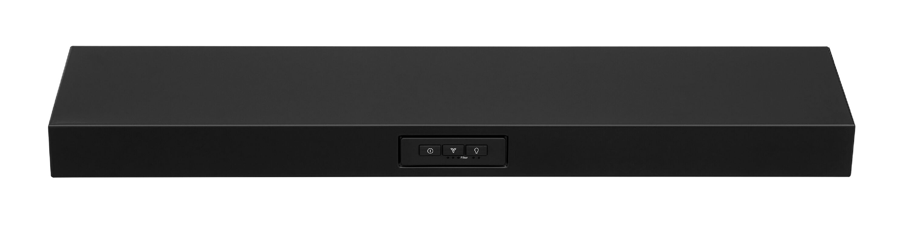 Frigidaire 30 in 220 CFM Convertible Black Under Cabinet Range Hoods Undercabinet Mount with Charcoal Filter