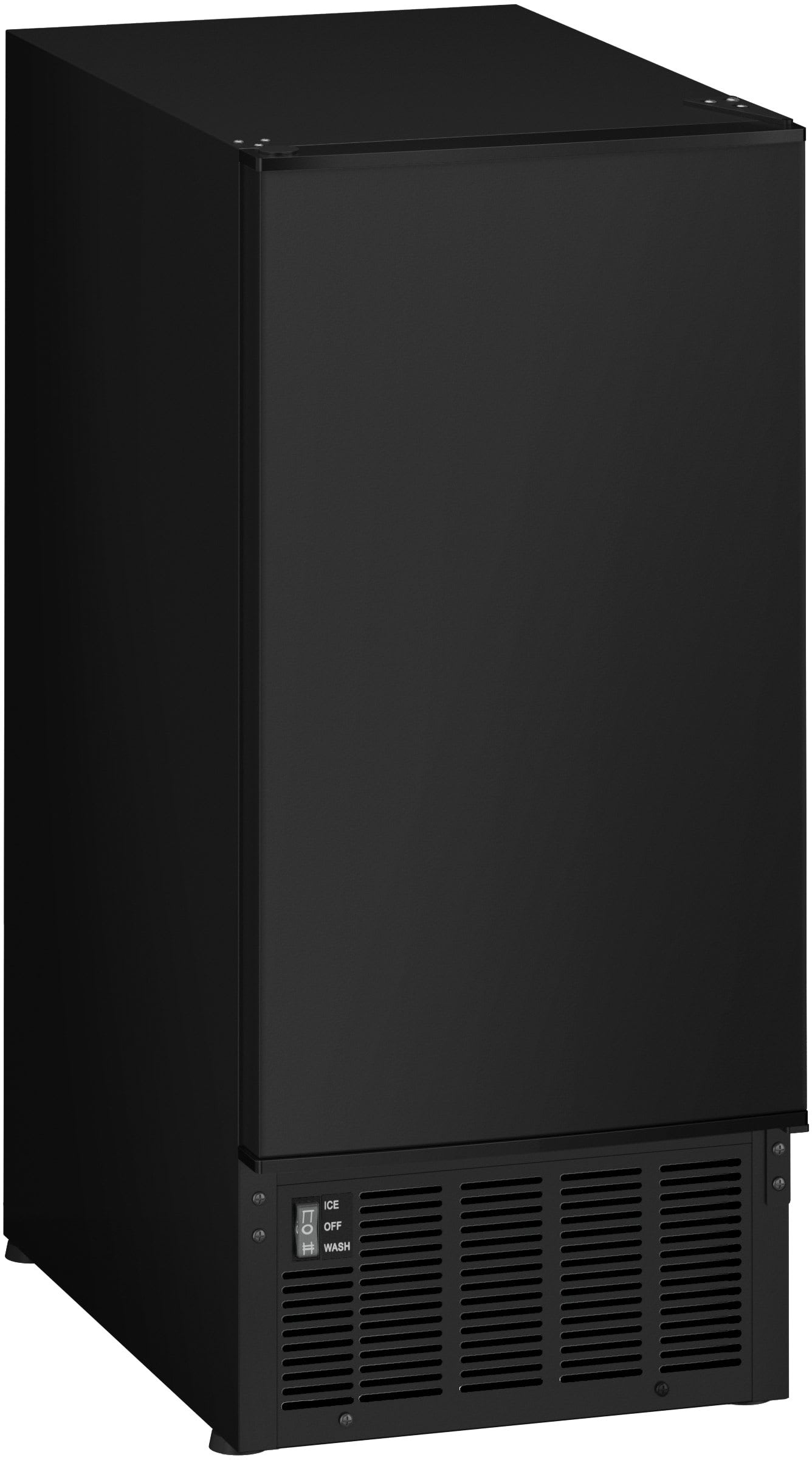 EdgeStar 50 lb Reversible Door Freestanding Built In Cubed Ice Maker Black