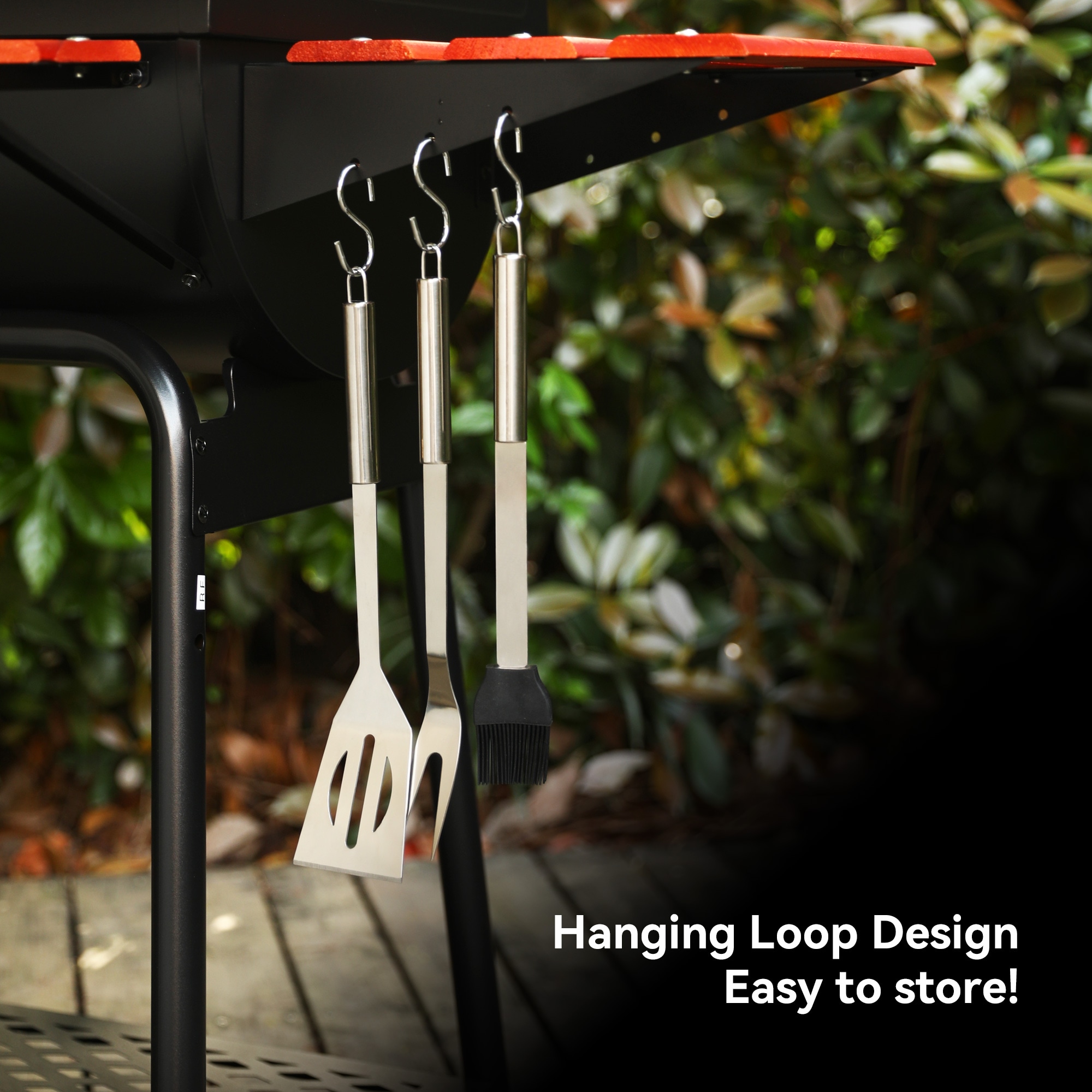 Royal Gourmet 5 Pieces Grilling Accessories 5 -Piece Stainless steel Tool set