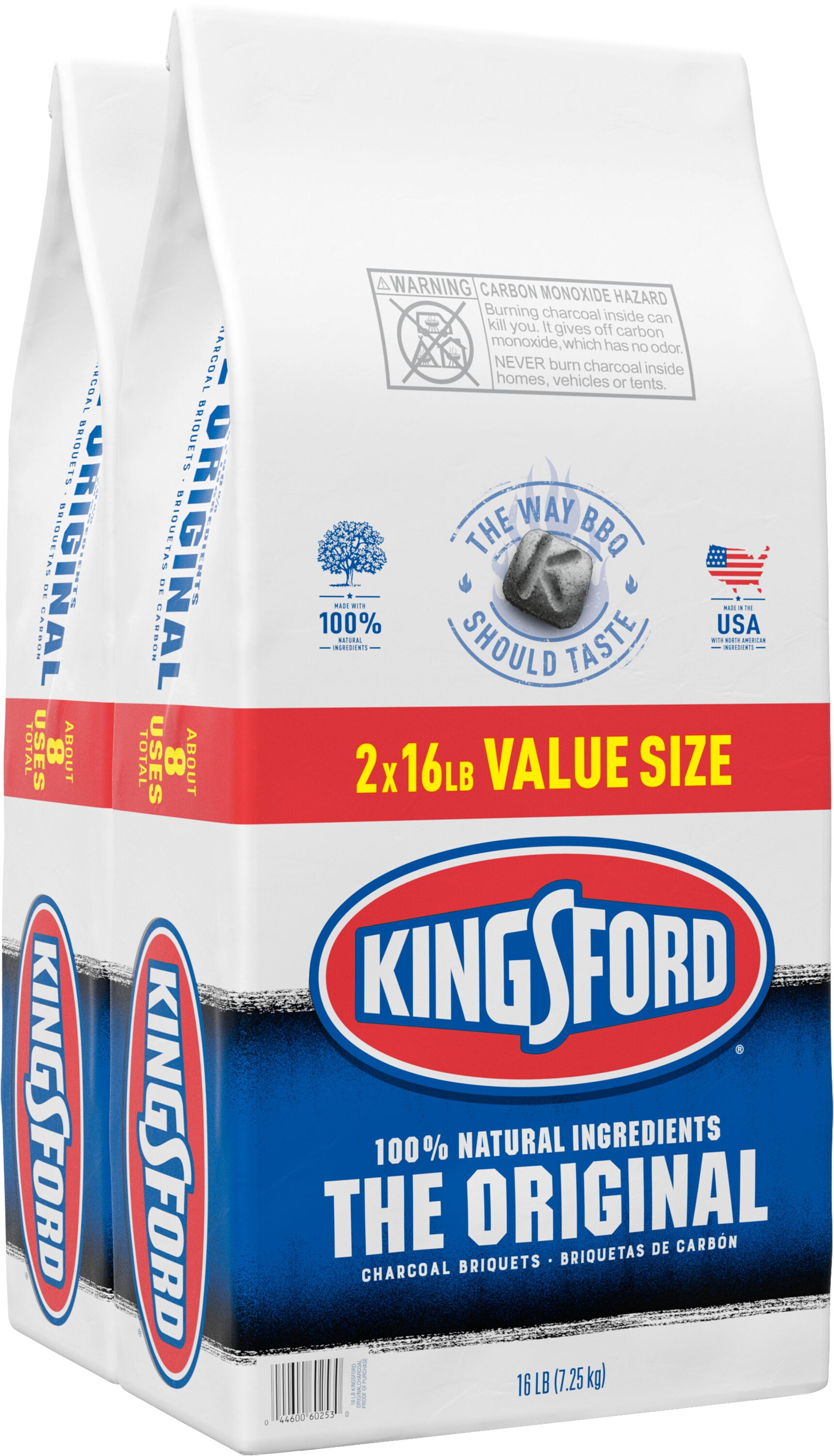 Kingsford 2 -Pack 16 Pound(s) Charcoal briquettes