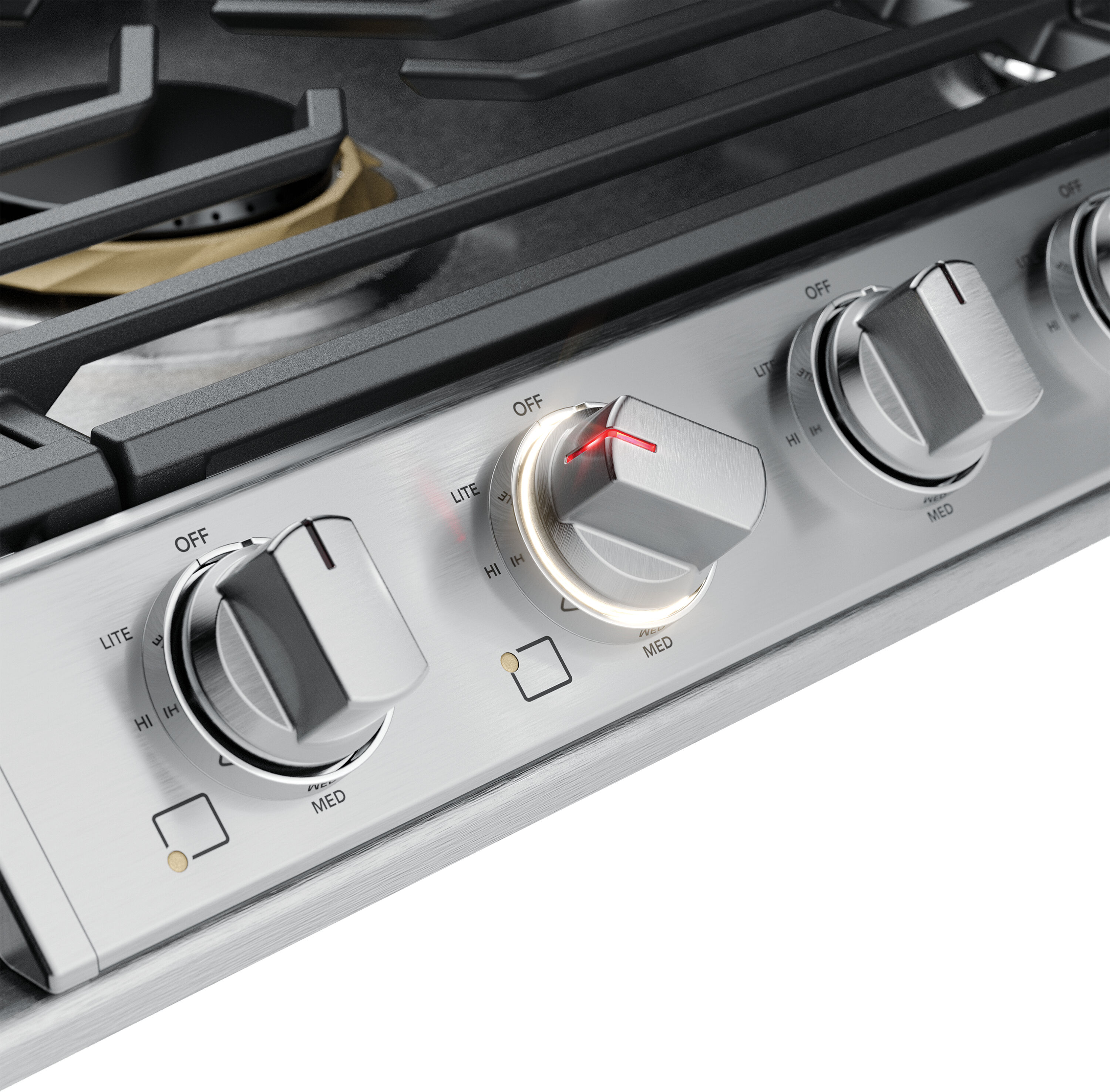 Frigidaire Professional 36-in 5 burners Stainless steel Gas Cooktop