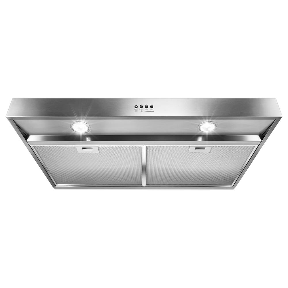 Whirlpool 36 in Convertible Stainless Steel Undercabinet Range Hood Common 36 in Actual 36 in