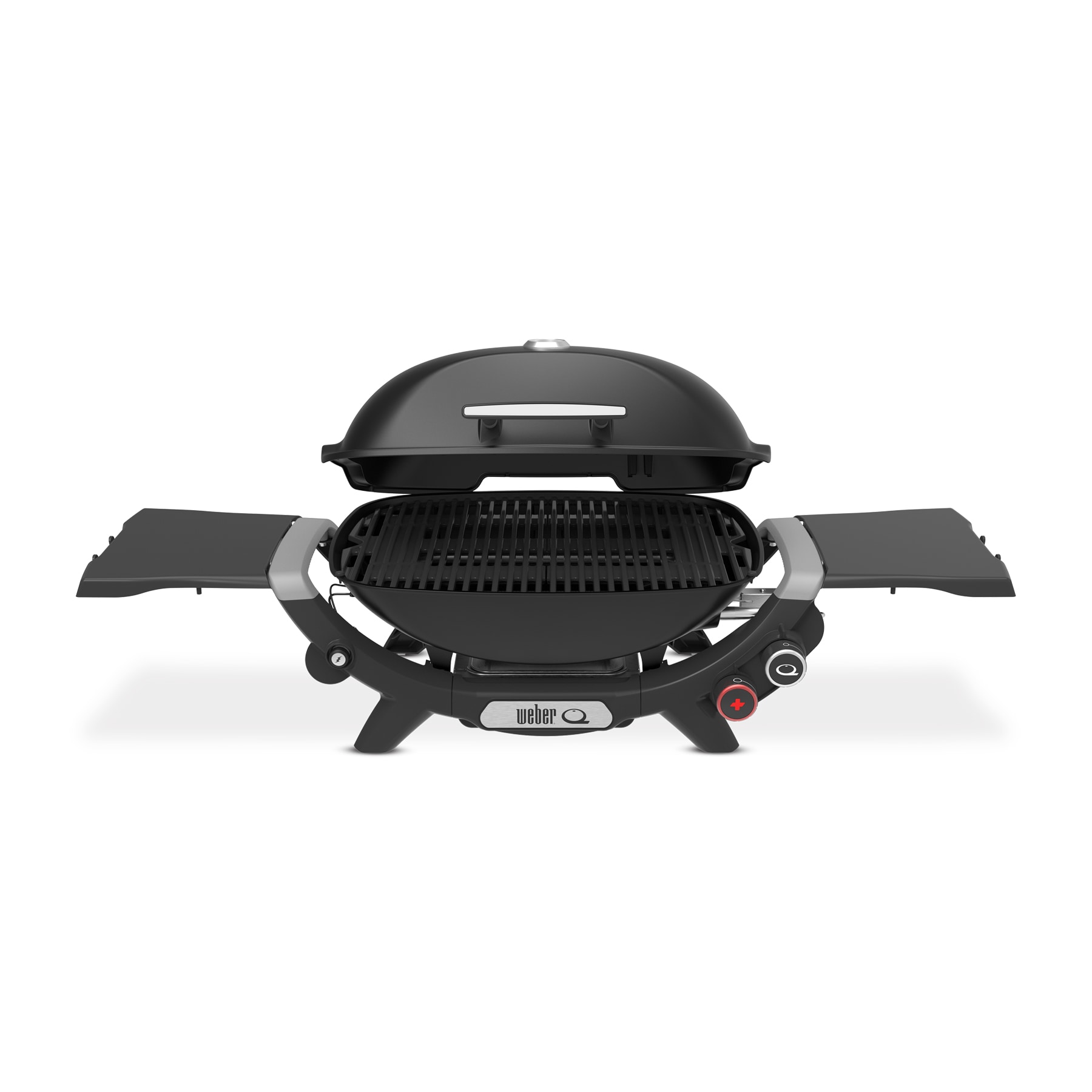 Weber Q 2800N+ 320-Sq. in Midnight Black Portable Liquid propane Grill