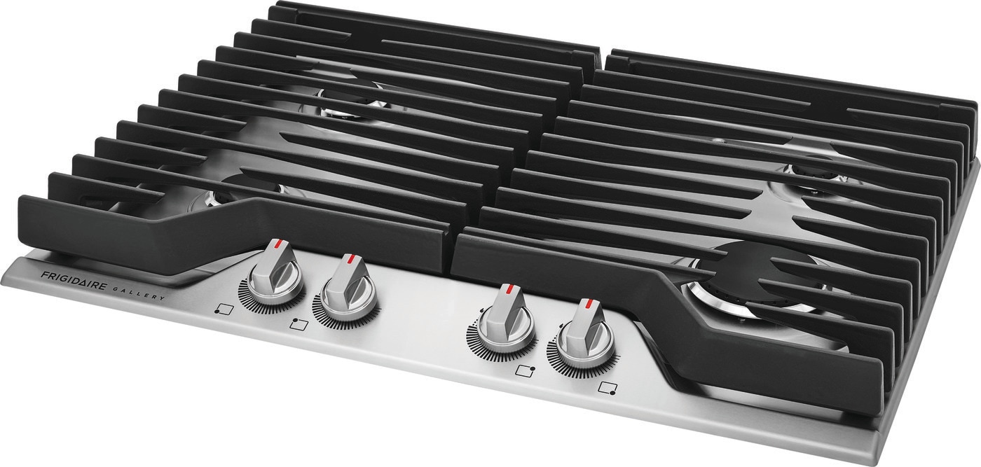 Frigidaire Gallery 30-in 4 burners Stainless steel Gas Cooktop