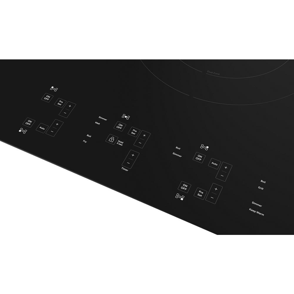 KitchenAid 36-in 5 burners Black Induction Cooktop