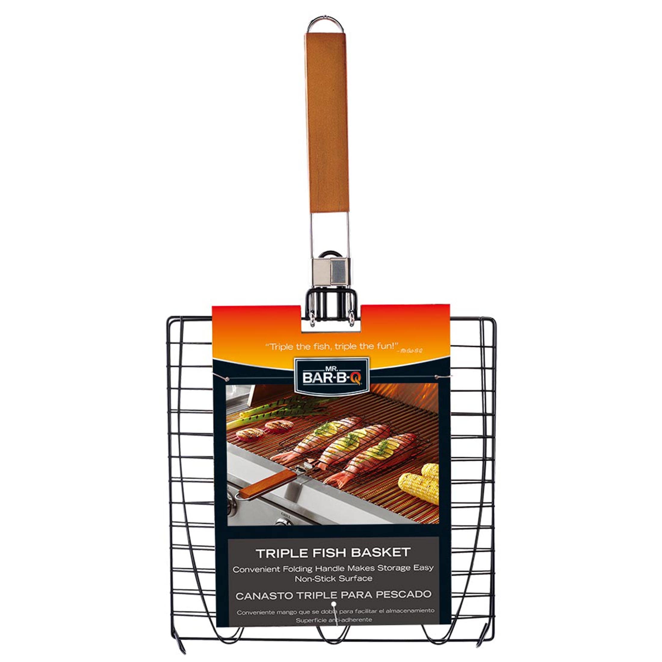 Mr. Bar-B-Q Steel Non-Stick Fish basket