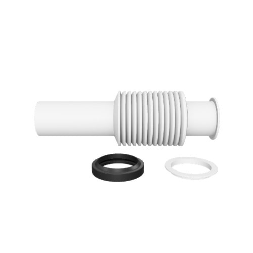 InSinkErator Flexible Discharge Tube 2-in White Plastic Garbage Disposal Discharge tube