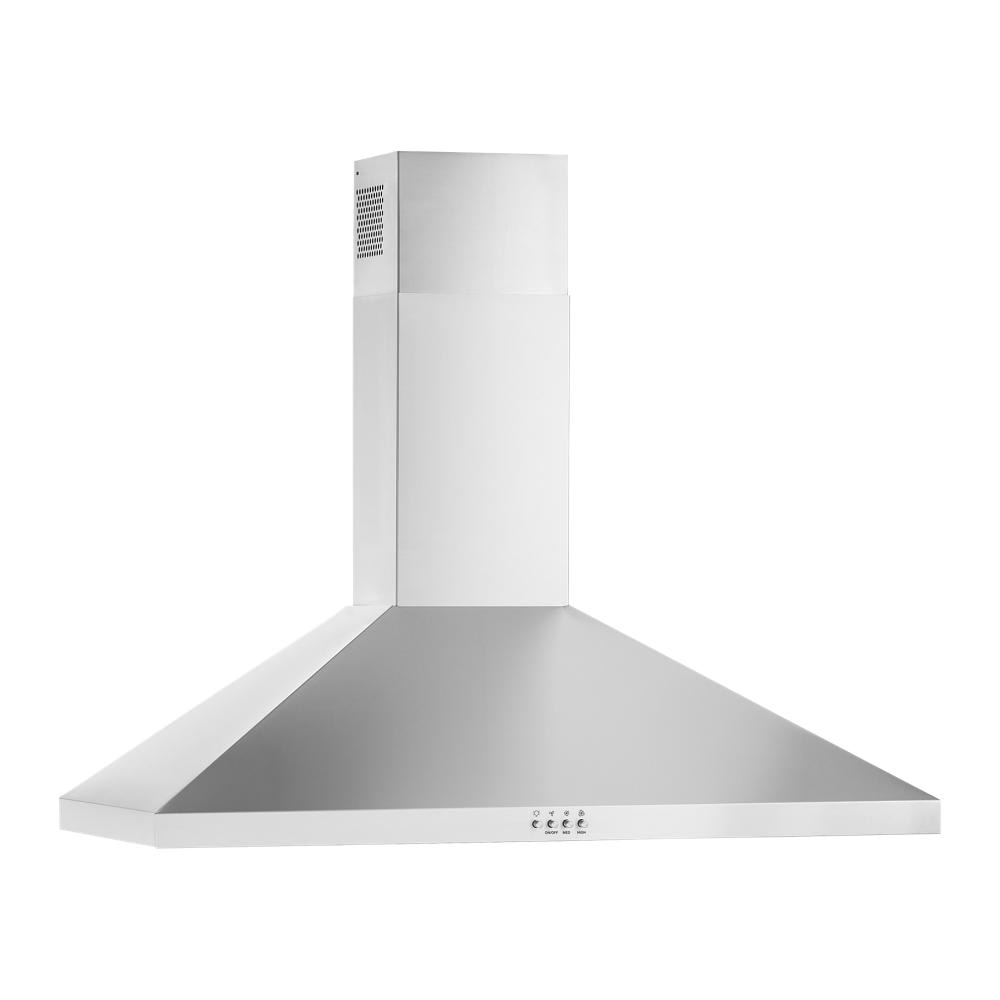 Whirlpool 36 in Wall Mount Range Hood Stainless Steel