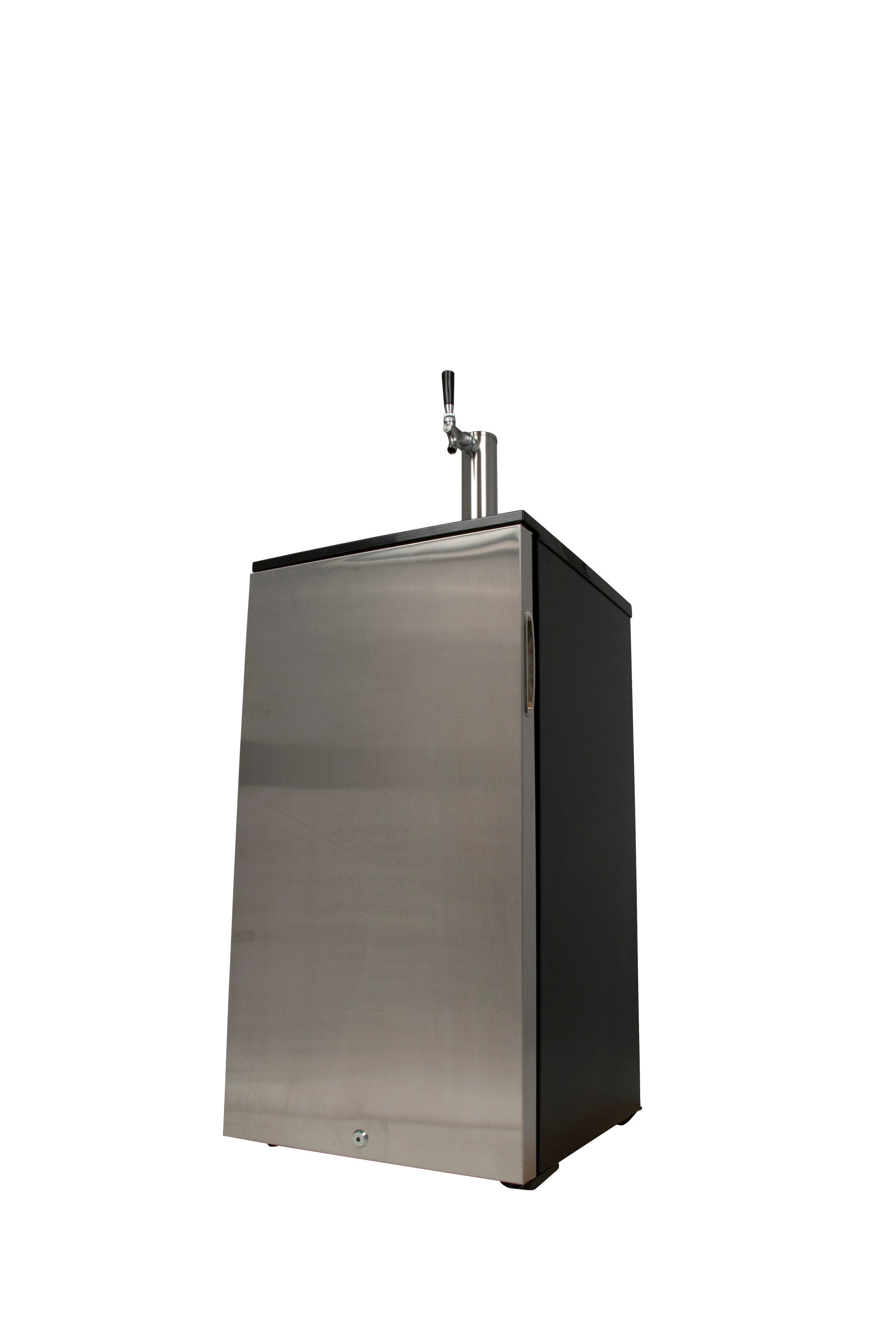 EdgeStar Single tap Sixth-barrel keg Black cabinet stainless steel Door Digital Freestanding Beer kegerator