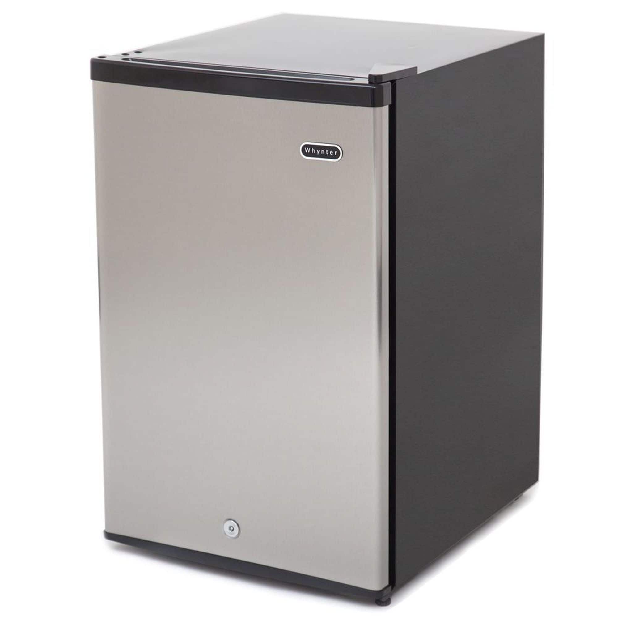 Whynter 3 cu ft Upright Freezer Stainless Steel ENERGY STAR