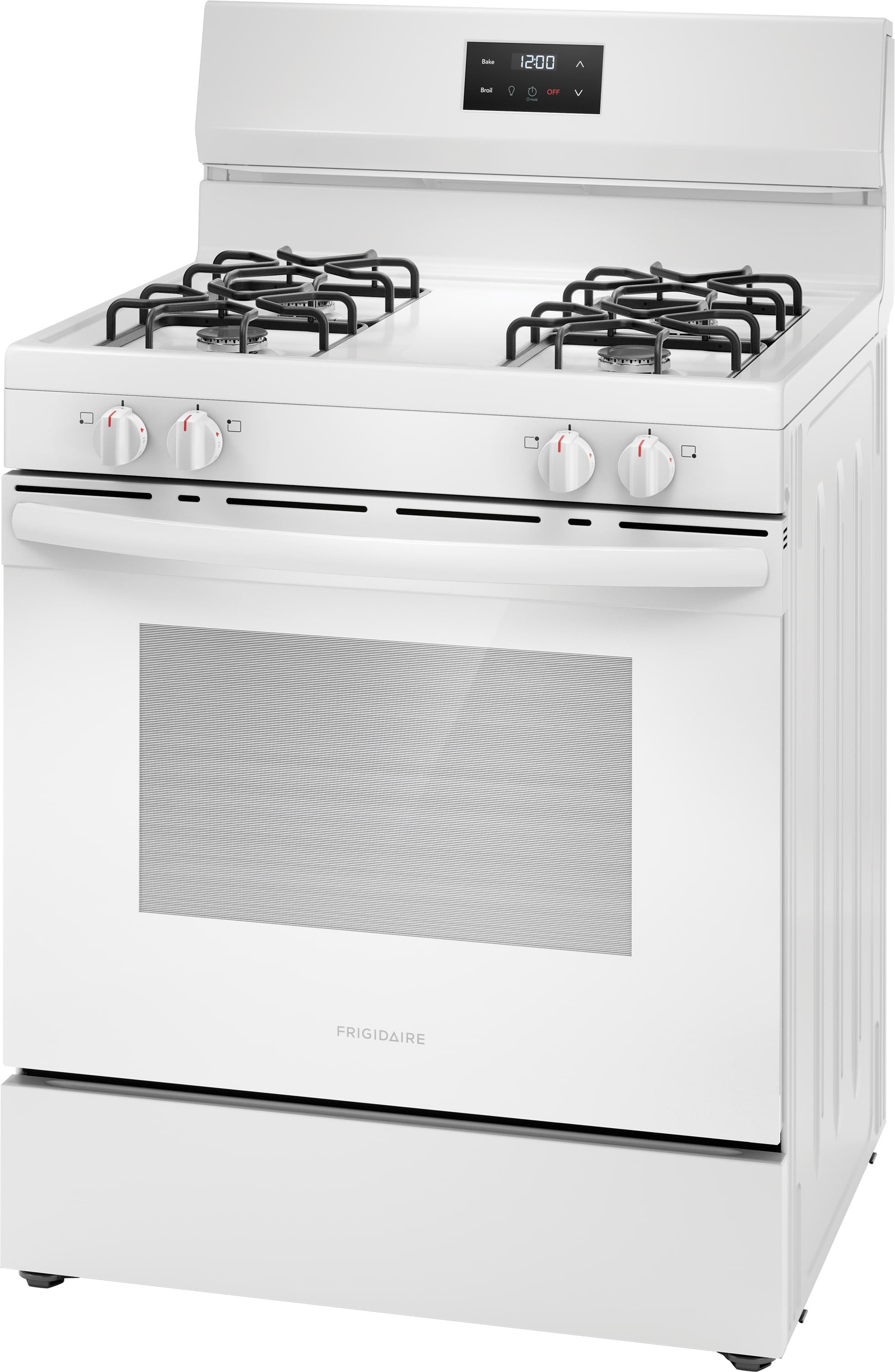 Frigidaire 30-in 4 burners 5.1-cu ft Freestanding Natural Gas Range ( White )