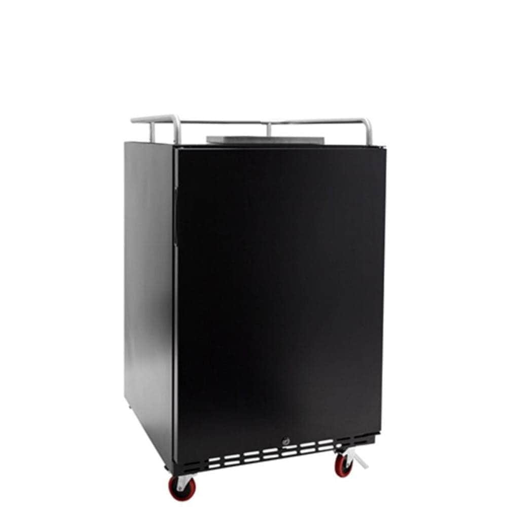 EdgeStar Tapless Half-barrel keg Black Digital Built-in/Freestanding Kegerator conversion refrigerator