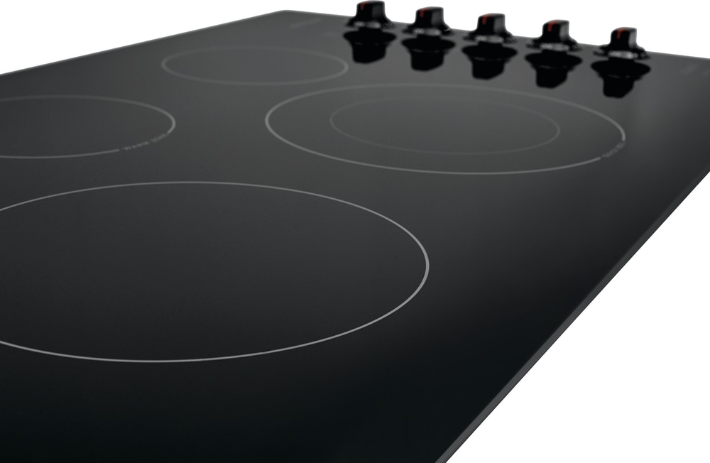 Frigidaire 36-in 5 burners Smooth Surface (Radiant) Black Electric Cooktop