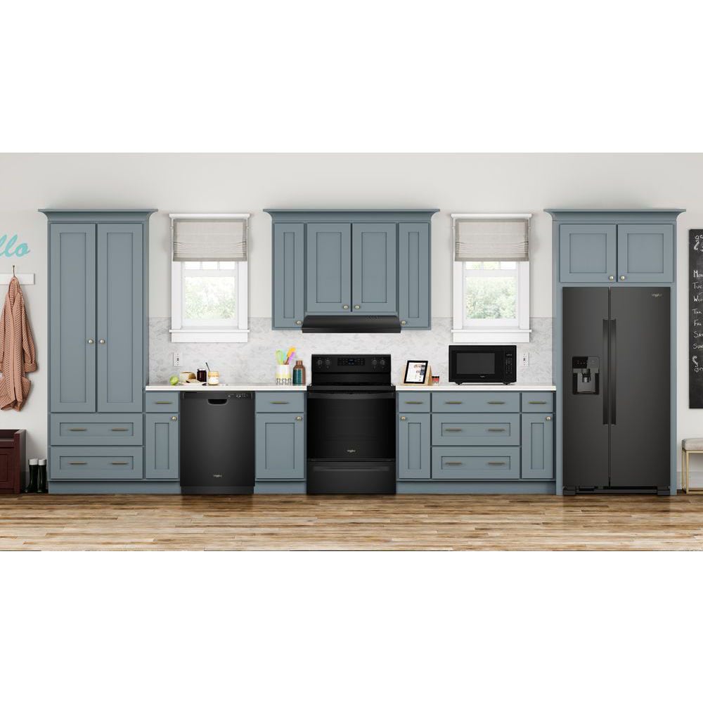 Whirlpool 30 in Ductless Black Undercabinet Range Hood Common 30 in Actual 29 938 in