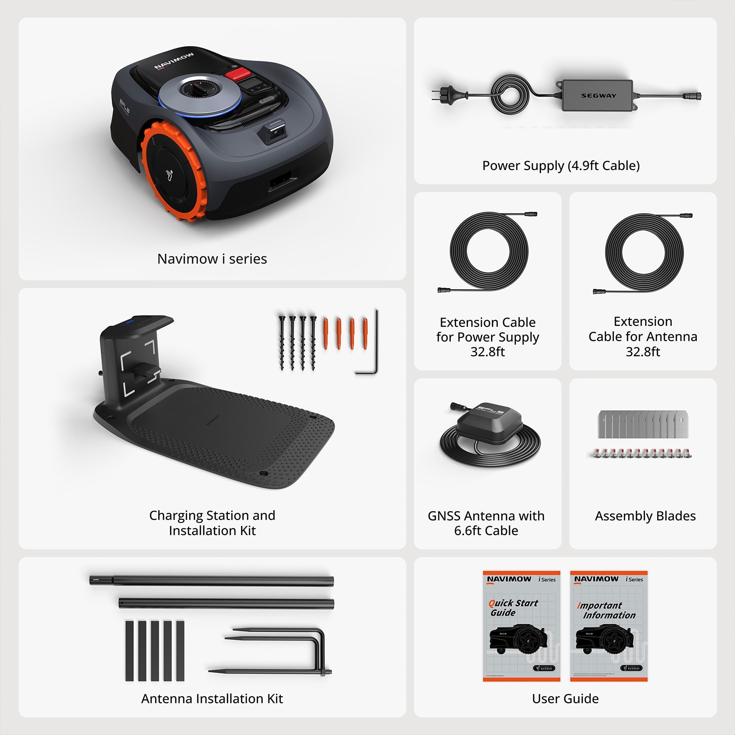 Segway Navimow Robotic Lawn Mower with GPS Assisted Navigation ( Up to 1/4 acre )
