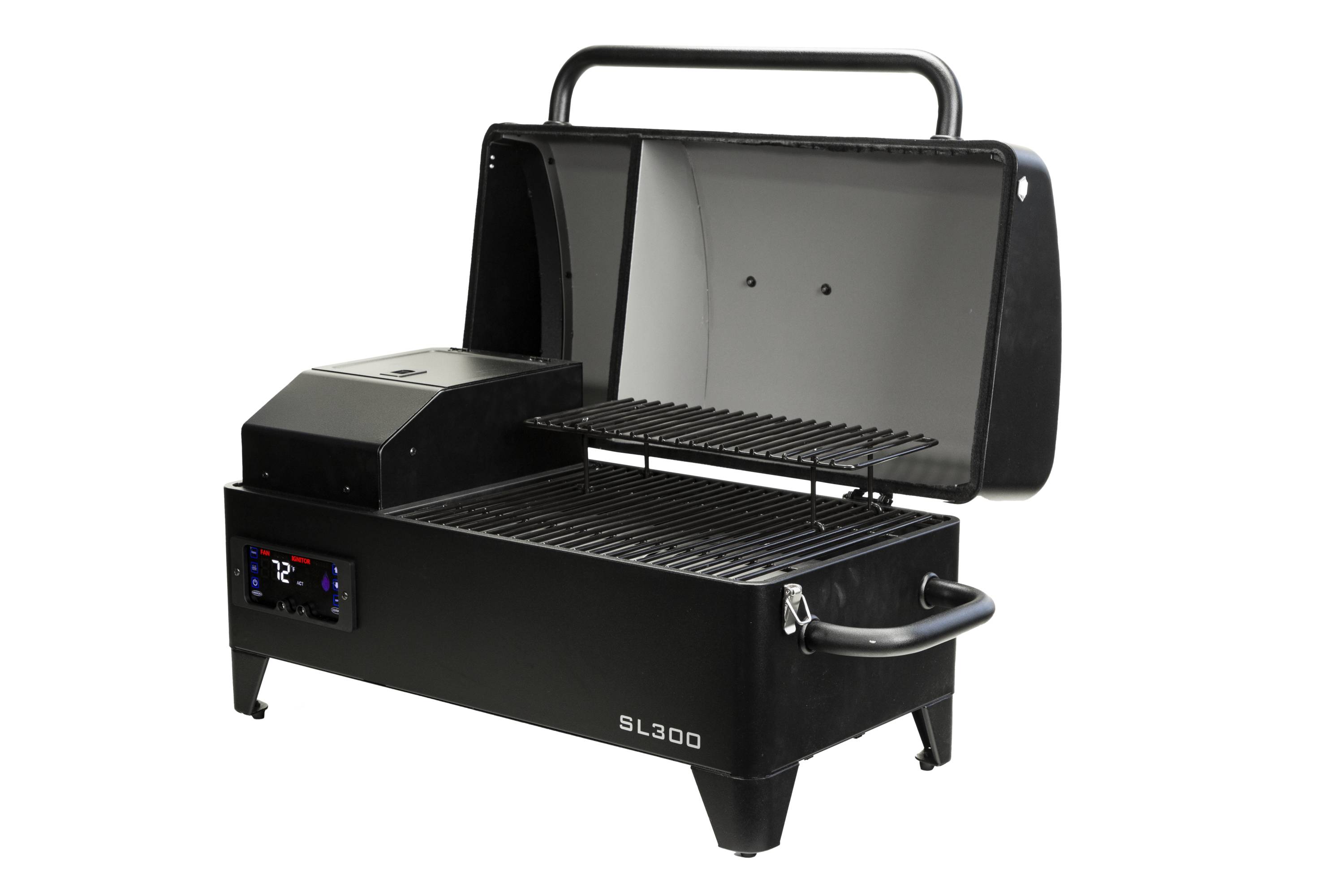 Louisiana Grills Wood Pellet S L Portable 333-Sq. in Black and Silver Pellet Grill