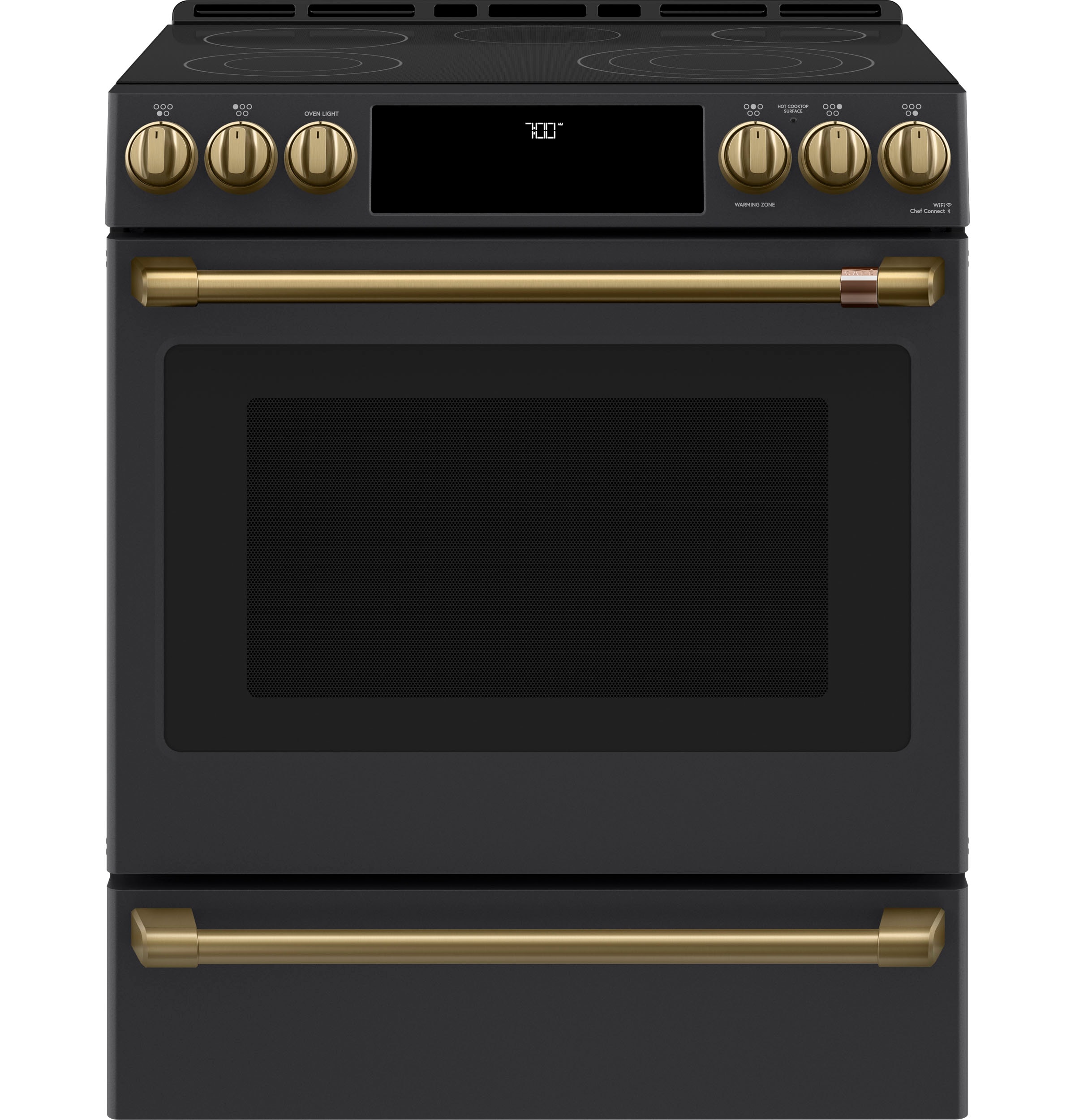 Cafe 30-in Electric range Handle and knob kit ( Brushed Brass )