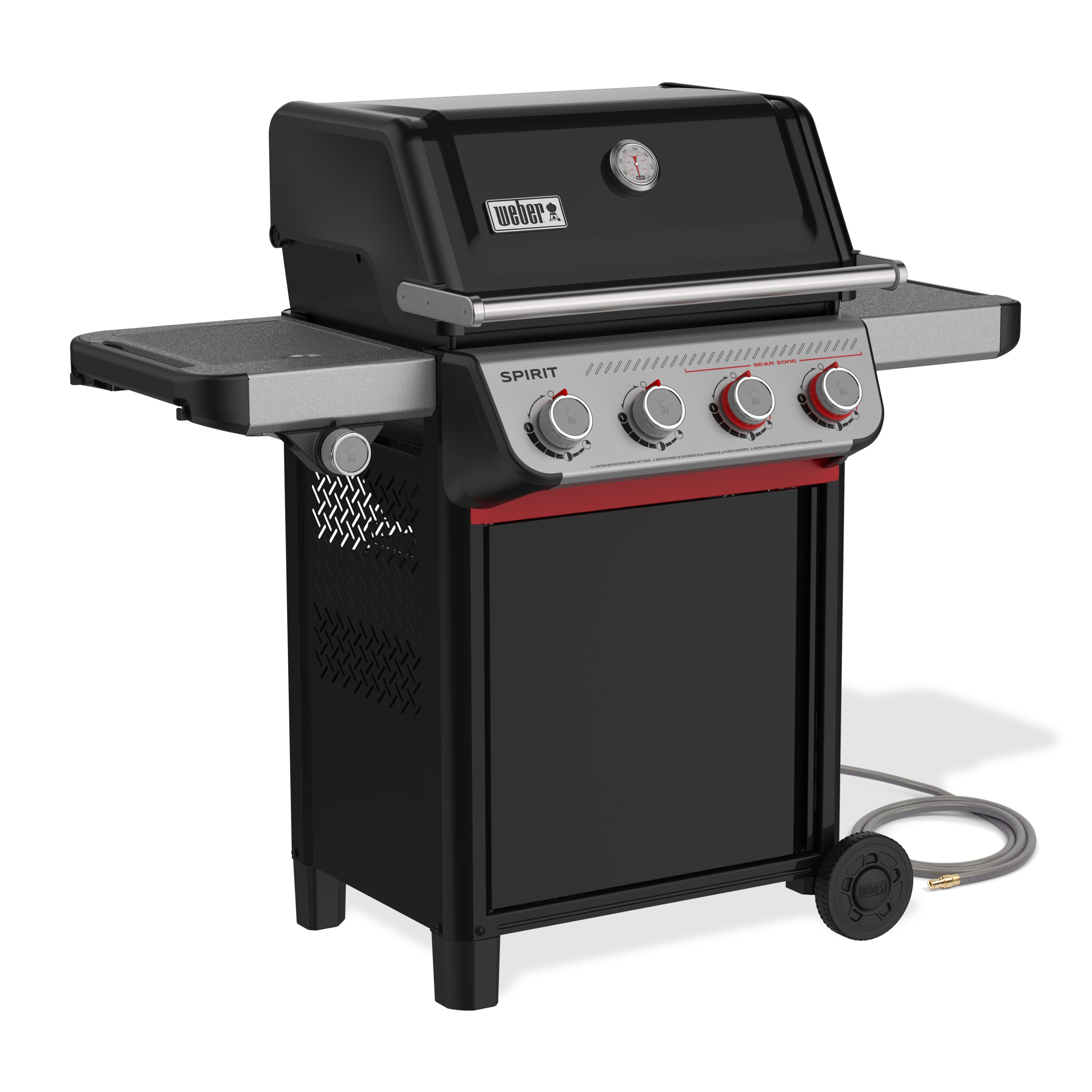 Weber Spirit E-435 Black 4 -Burner Natural Gas Grill 1 -Side Burner