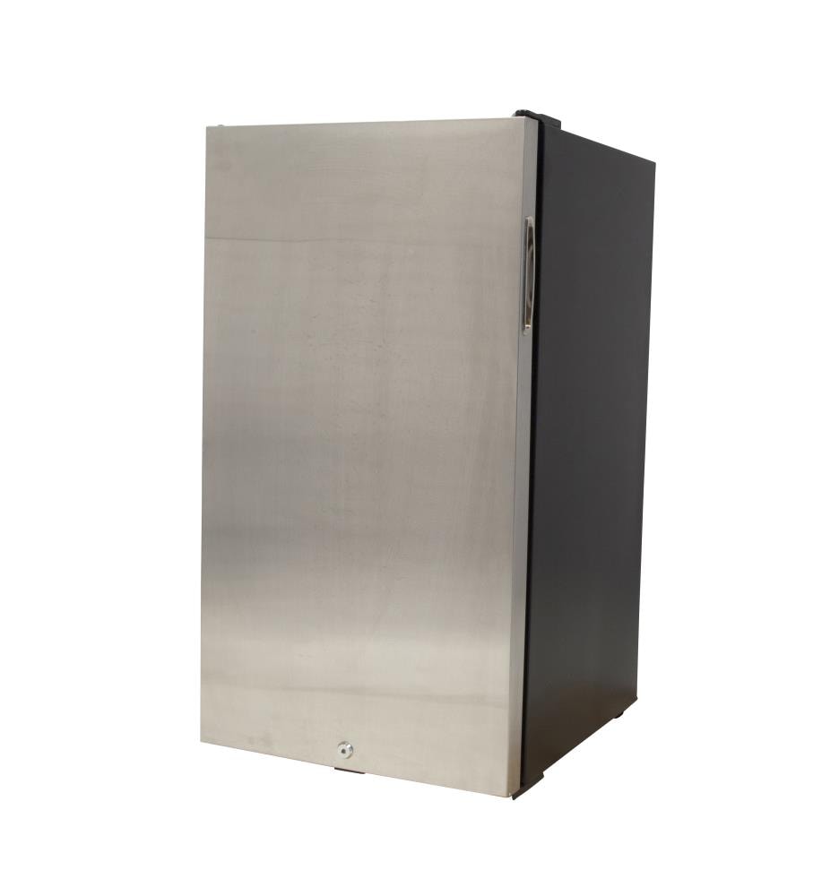EdgeStar 17.7-in W 113 -Can Capacity Stainless Steel Freestanding Indoor Beverage Refrigerator
