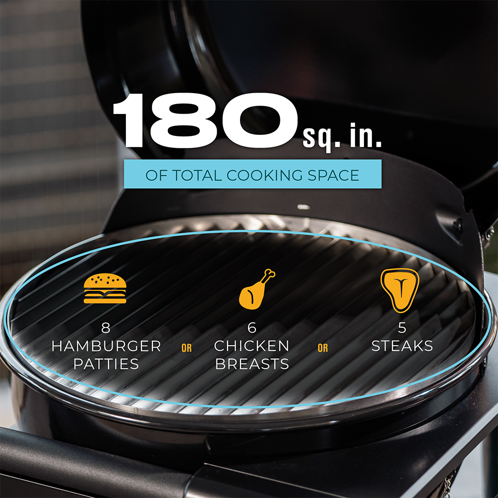 Charbroil 180-Sq. in Black Portable Liquid propane Grill