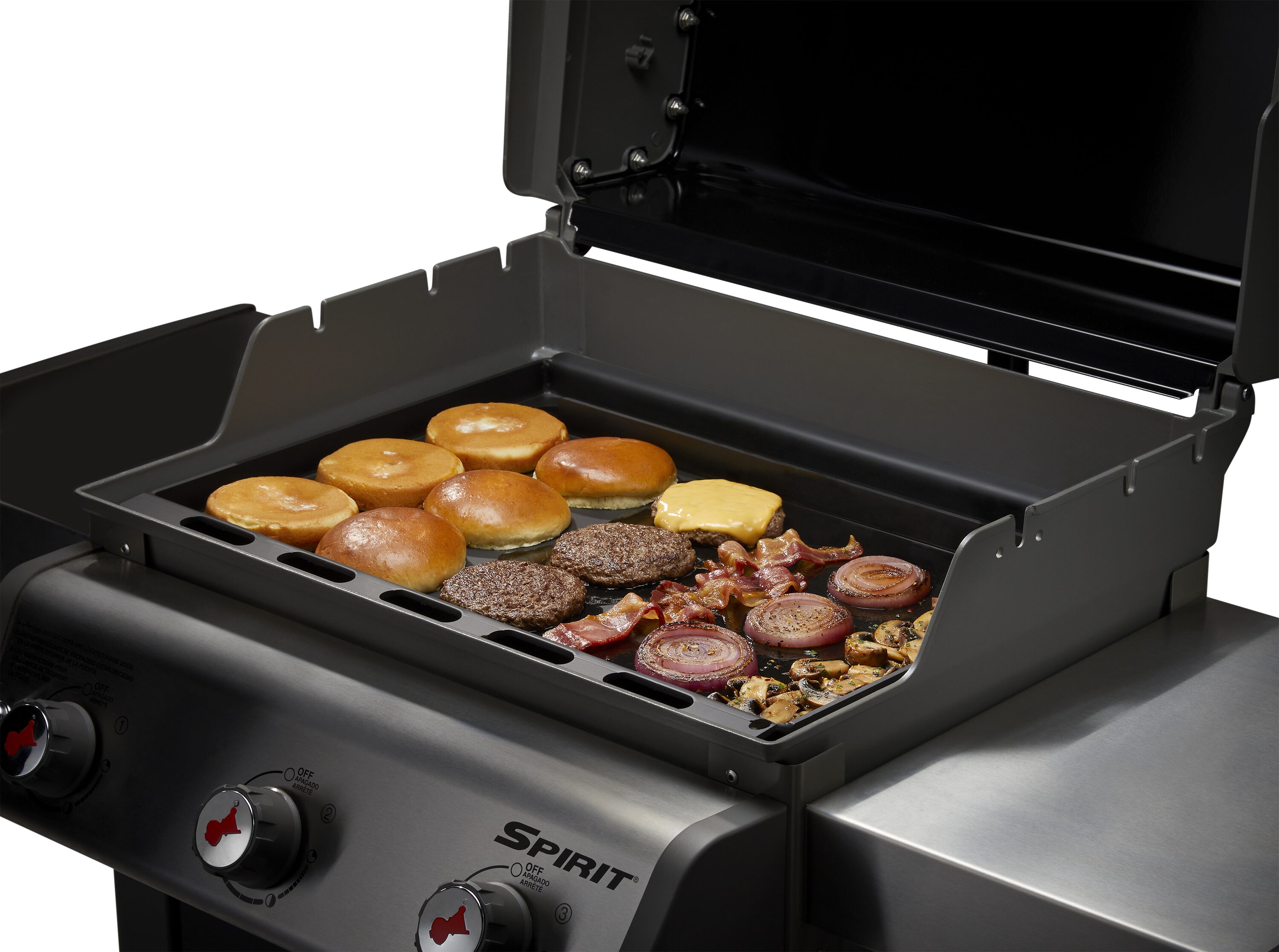 Weber Spirit 400 Series Searwood Pellet Grill Rust Resistant Carbon steel Non-Stick Griddle