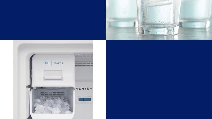 Frigidaire 2-lb Tip-out Door Cubed Ice Maker (White)