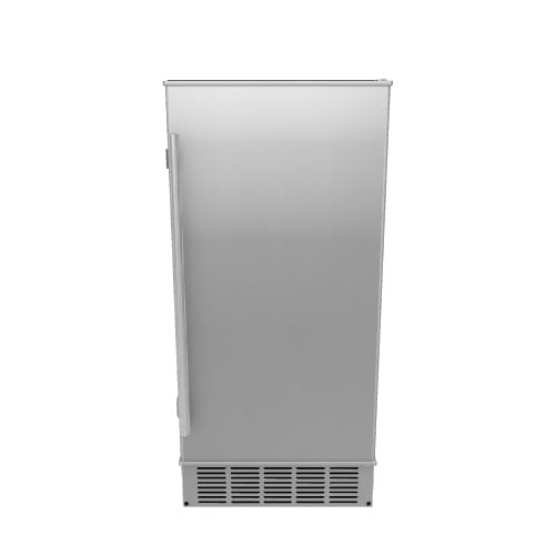 EdgeStar 15 Inch Wide 20 Lb Built In Ice Maker with Up to 25 Lbs Daily Ice Production Stainless Steel