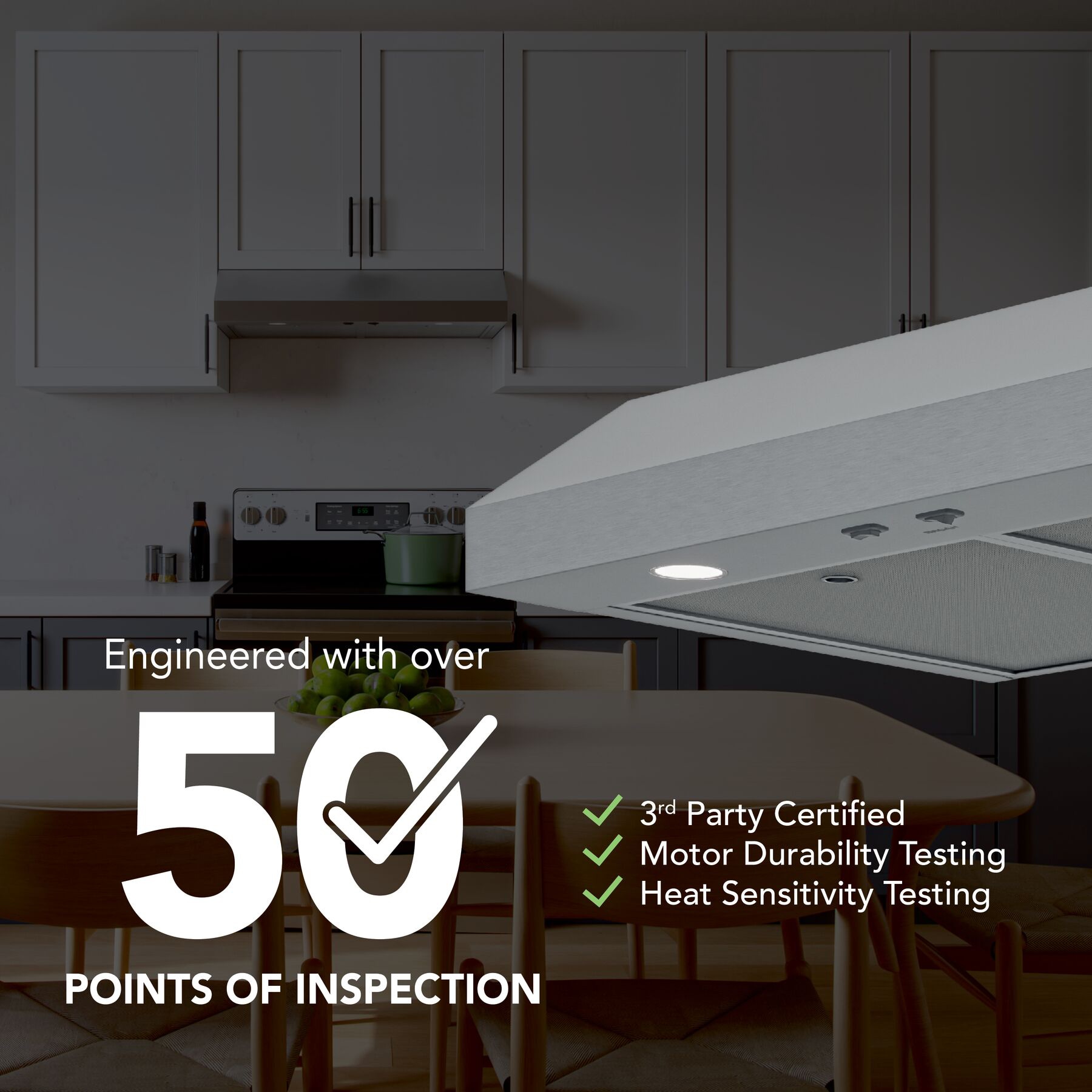 Broan 30 in 350 CFM Convertible Stainlesssteel Under Cabinet Range Hood