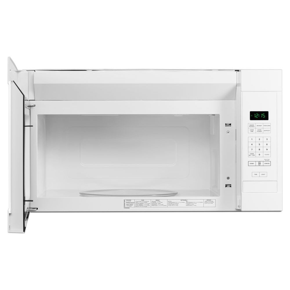 Amana 1 6 cu ft 1000 Watt Over the Range Microwave White