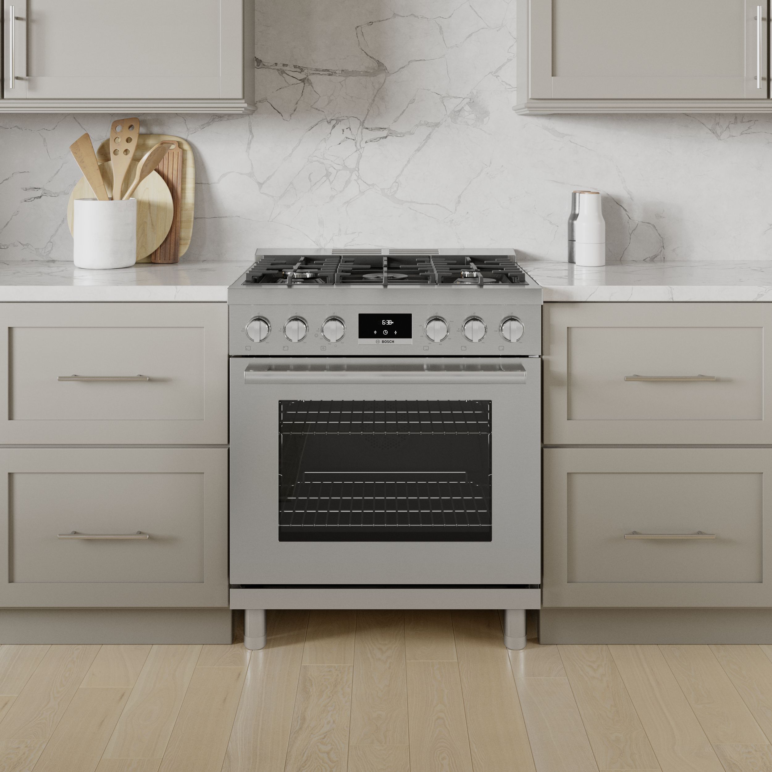 Bosch Gas range Toe kick ( Stainless Steel )