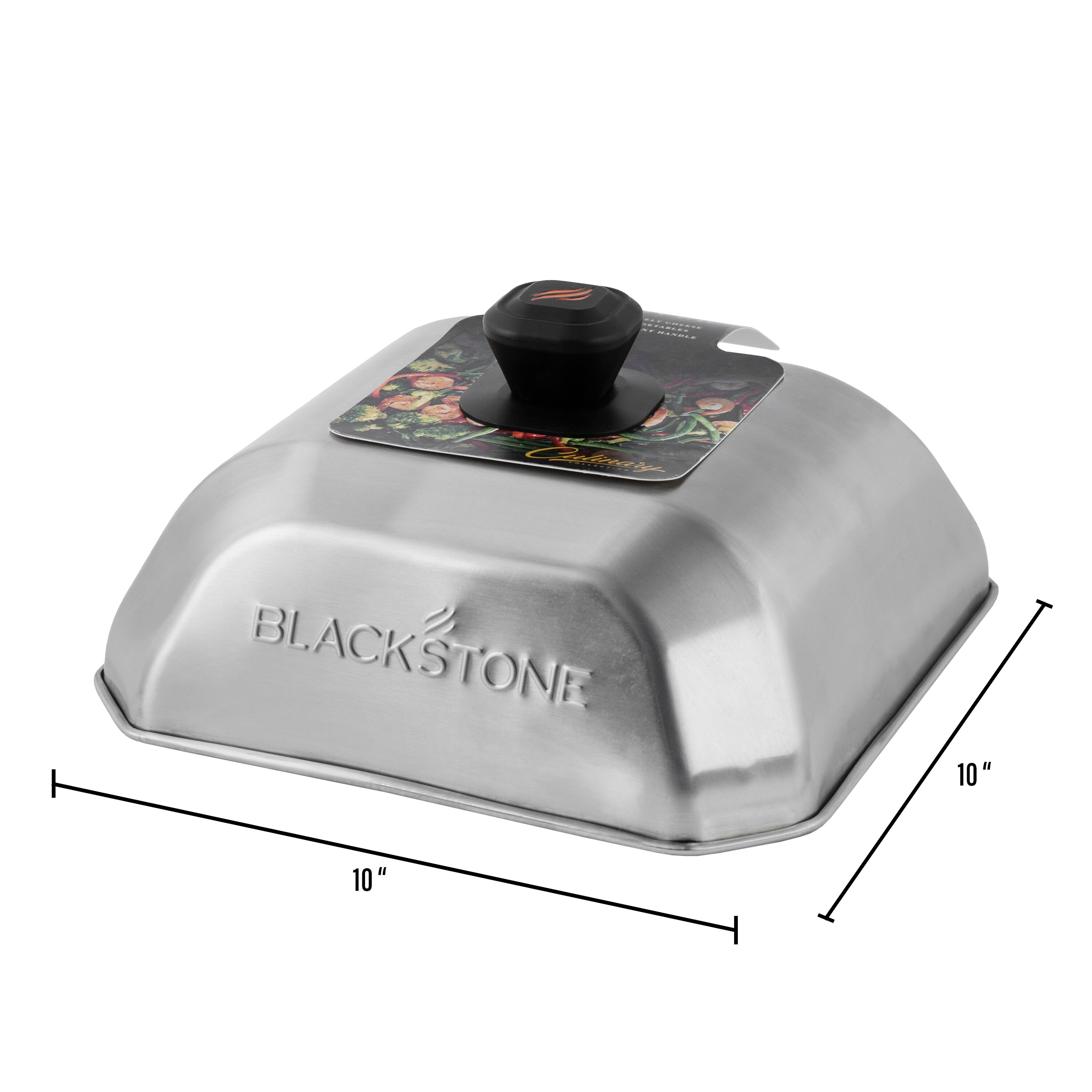 Blackstone Culinary 10 Inch Square Stainless steel Basting dome