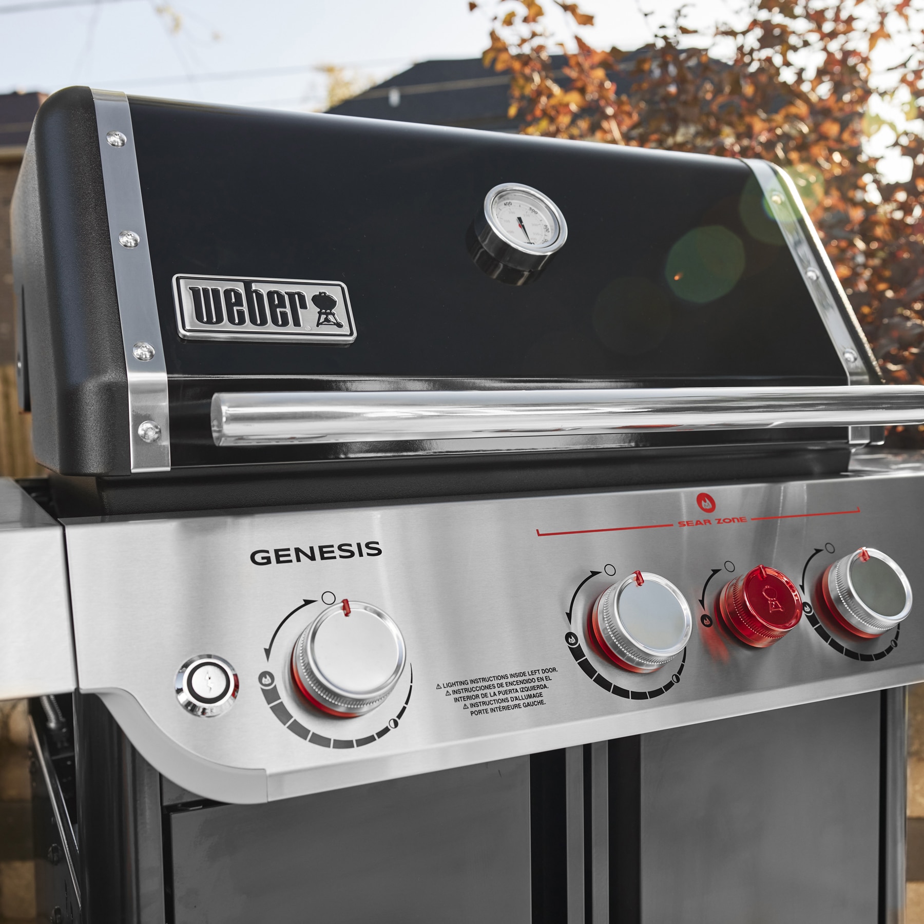 Weber Genesis E-325 Black 3 -Burner Liquid Propane Gas Grill