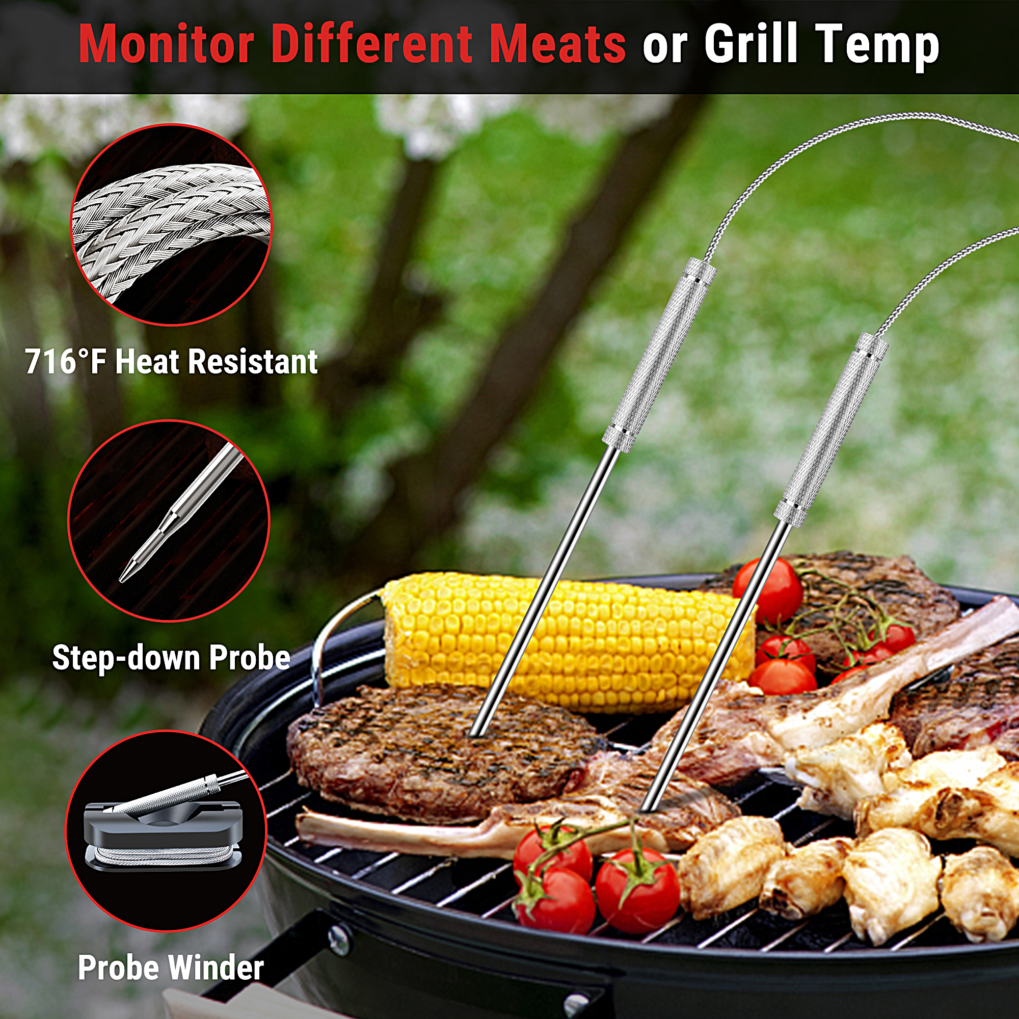 ThermoPro TP920W Digital Leave-in Bluetooth Compatibility Meat Thermometer