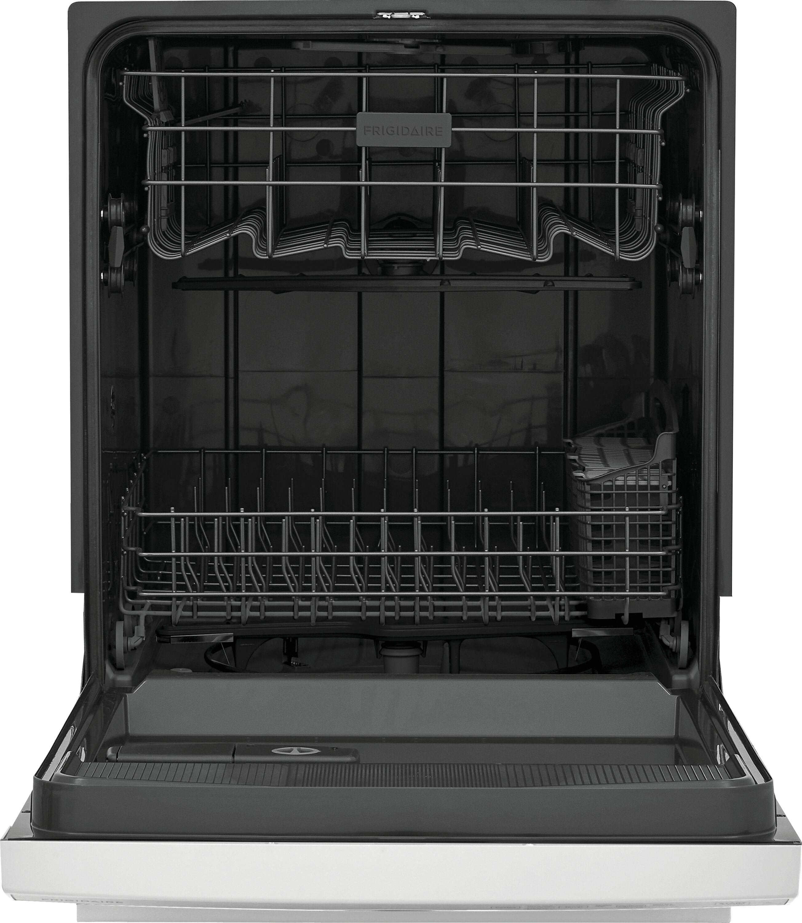 Frigidaire Front Control 24 in Built In Dishwasher White ENERGY STAR 54 dBA