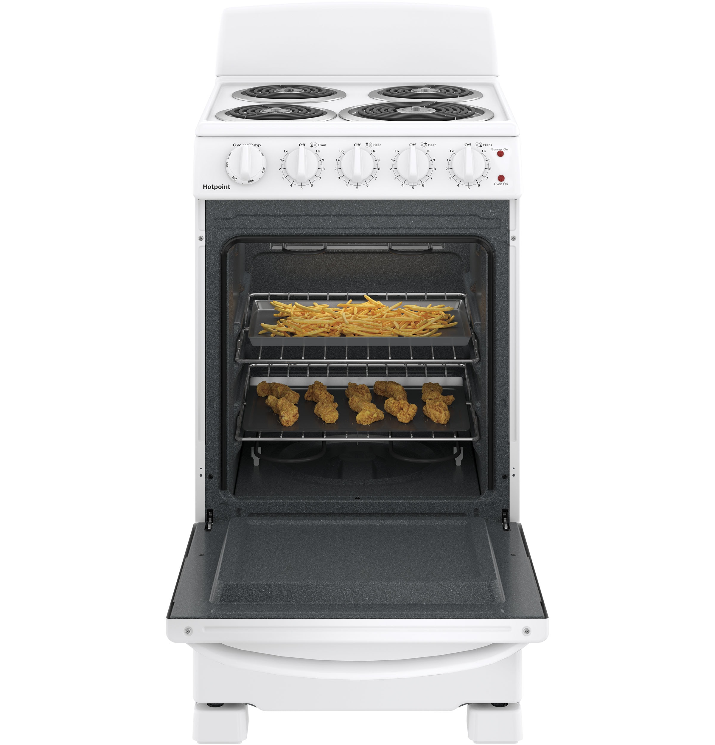 Hotpoint 20-in 4 burners 2.3-cu ft Freestanding Electric Range ( White )
