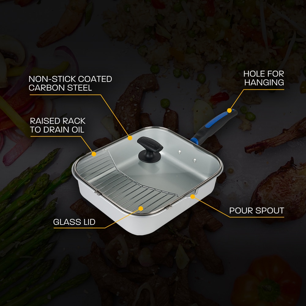 Mr. Bar-B-Q Stainless steel Non-Stick Grill pan