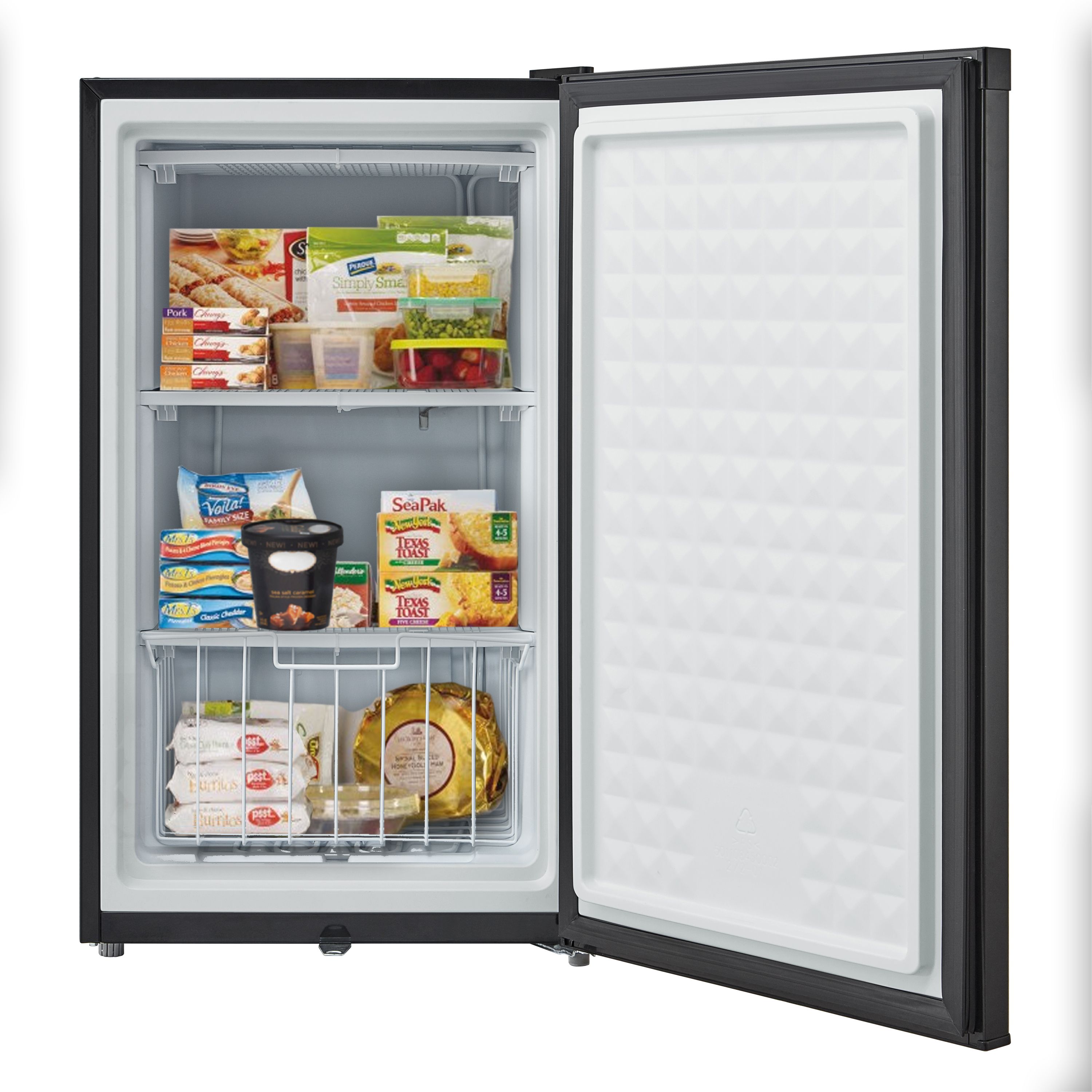 Whynter 3 cu ft Upright Freezer Stainless Steel ENERGY STAR