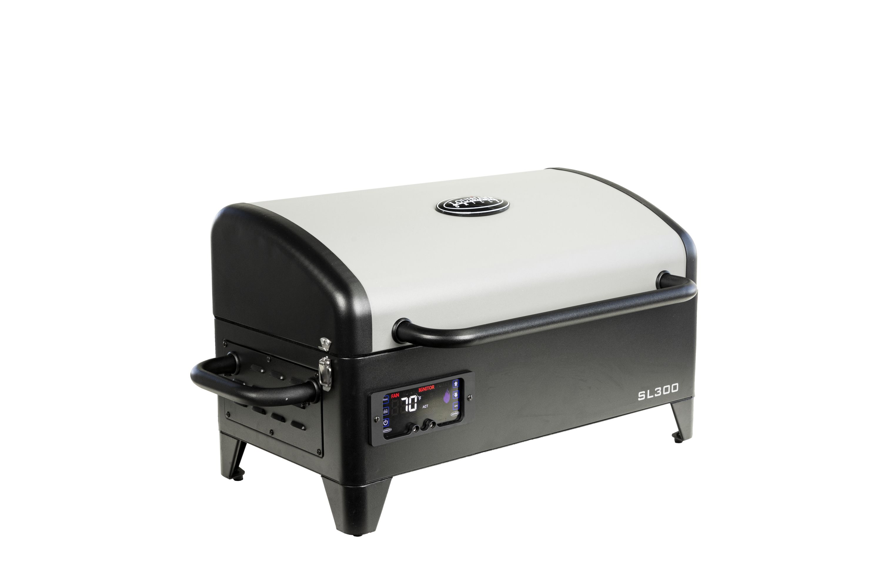 Louisiana Grills Wood Pellet S L Portable 333-Sq. in Black and Silver Pellet Grill