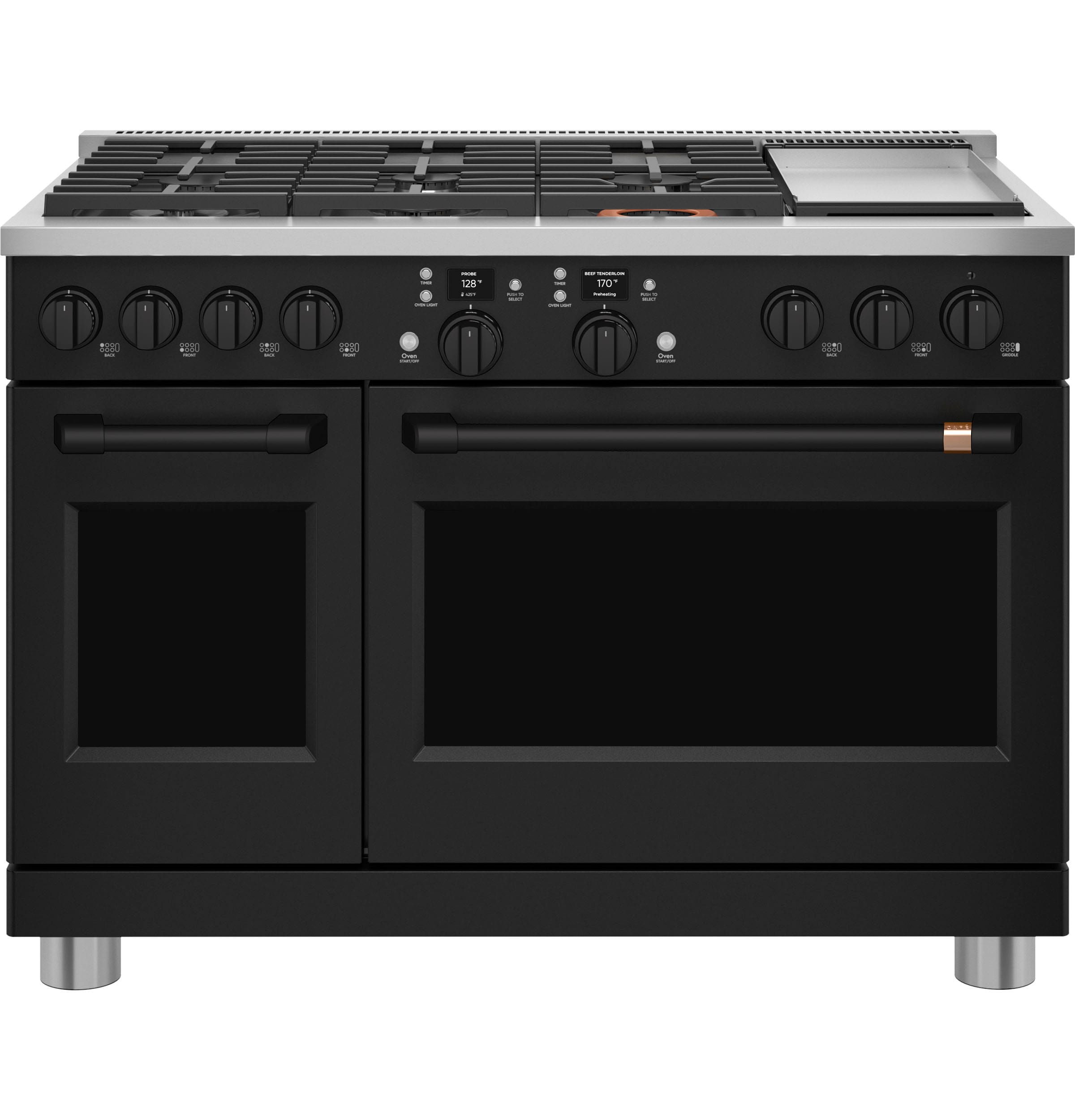 Cafe 48-in Gas range Handle and knob kit ( Flat Black )