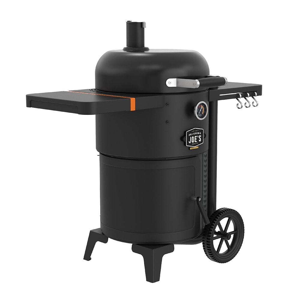 Oklahoma Joe's Bronco 284-Sq. in Black Vertical Charcoal Smoker