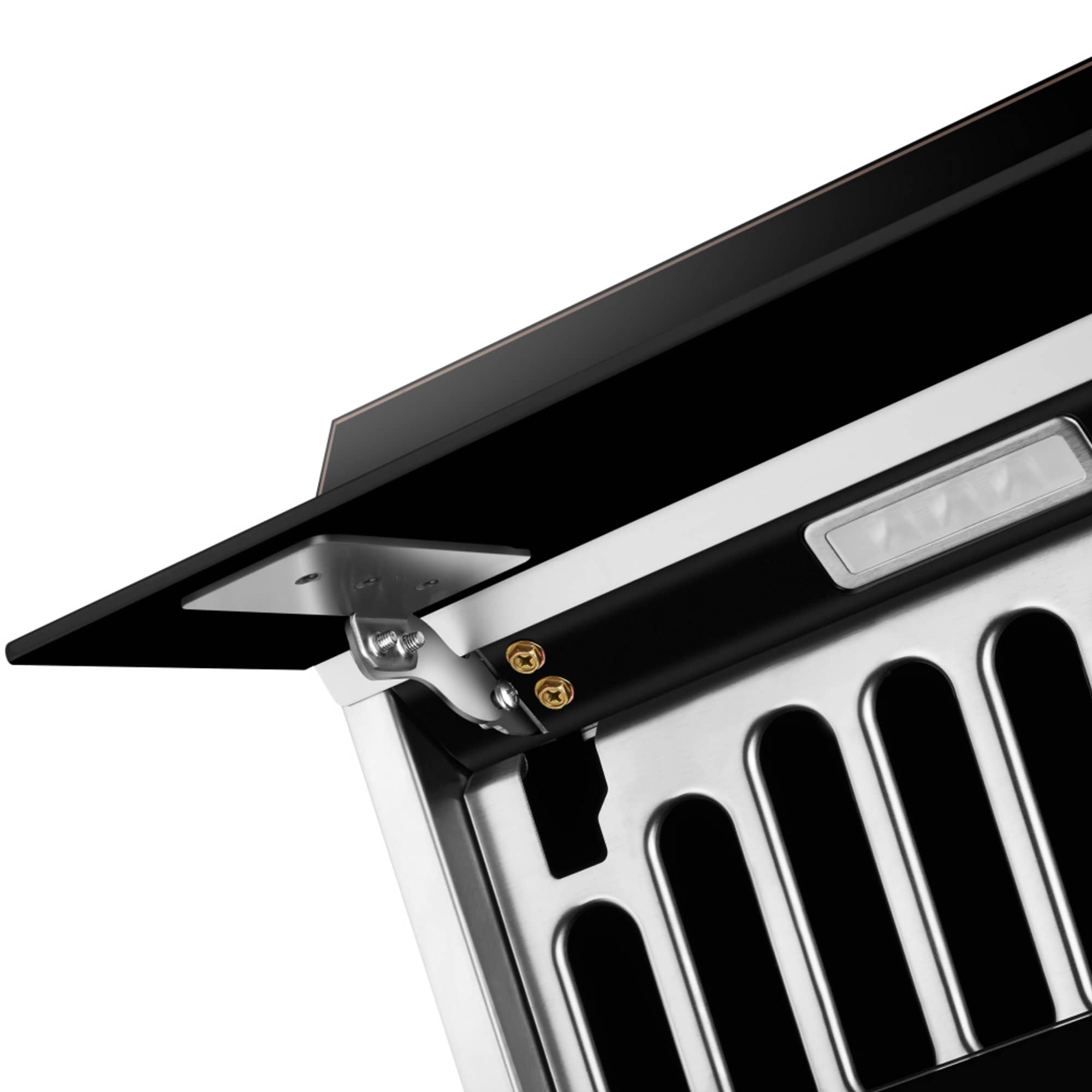 FOTILE Undercabinet Range Hood Onyx black tempered glass and stainless steel Actual 29 9 in