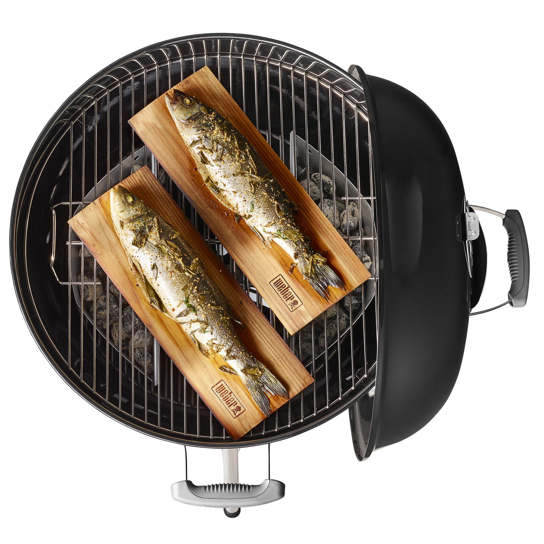 Weber Original Kettle Premium 22-in W Black Kettle Charcoal Grill