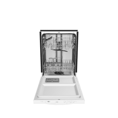 GE 51 Decibel Built in Dishwasher Hard Food Disposer White Common 24 in Actual 23 75 in ENERGY STAR