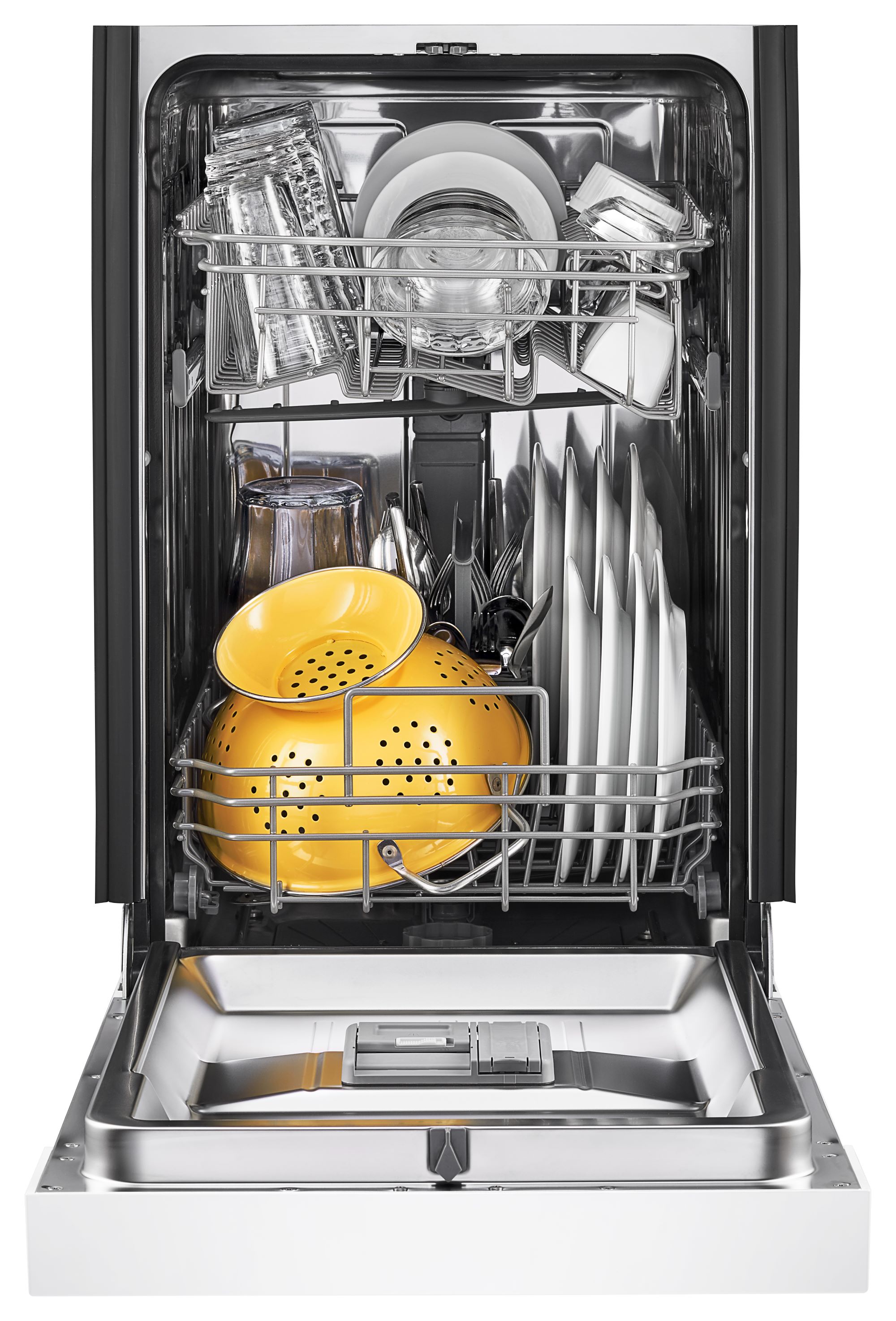 Whirlpool Front Control 18 in Built In Dishwasher Black ENERGY STAR 50 dBA