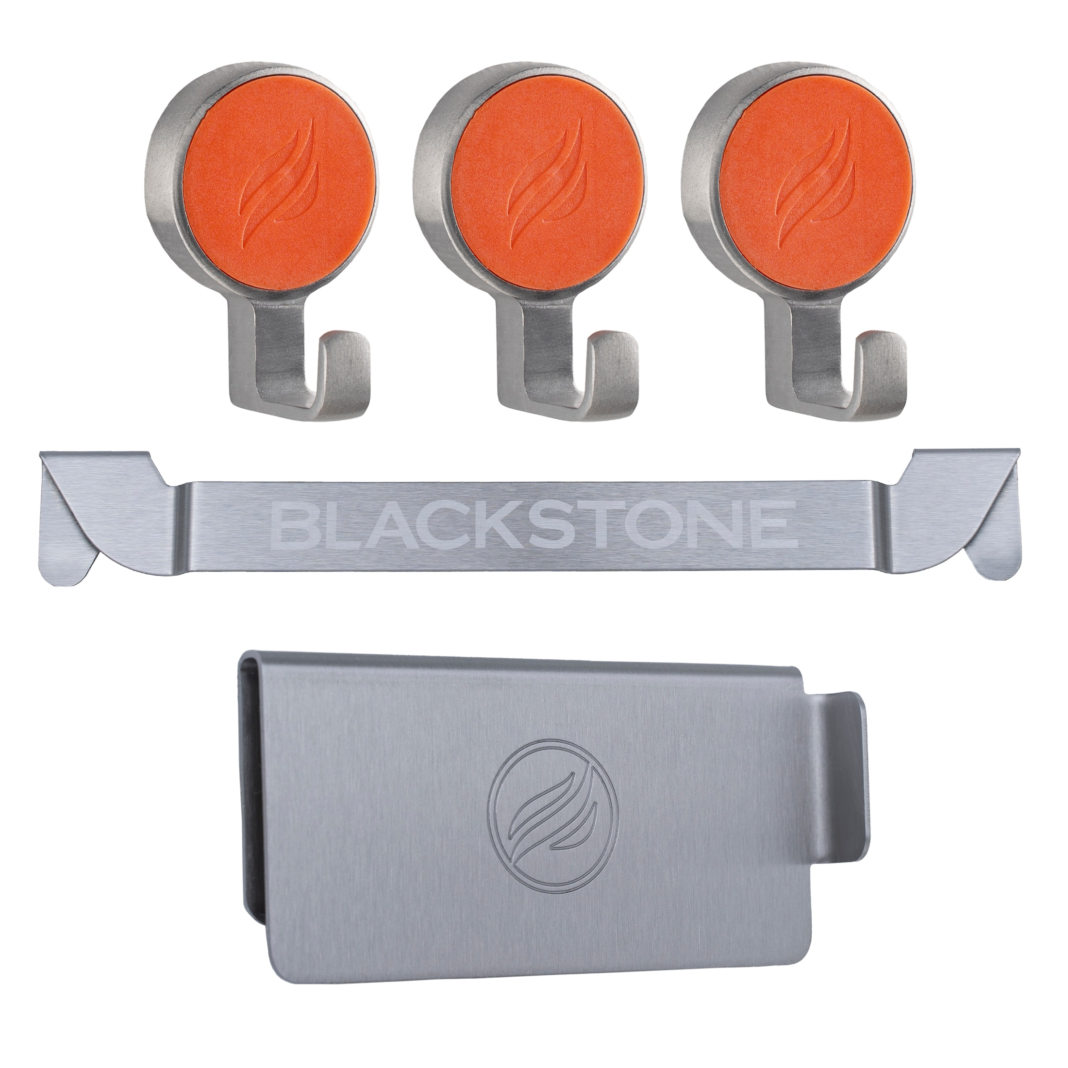 Blackstone Magnetic Hooks and Grease Gate Combo 5 -Piece Stainless steel Tool set